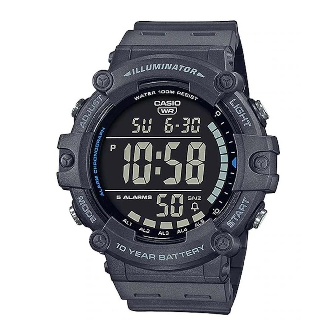 Relógio Casio Standard Ae-1500Wh-8Bvdf - Masculino - Foto 1