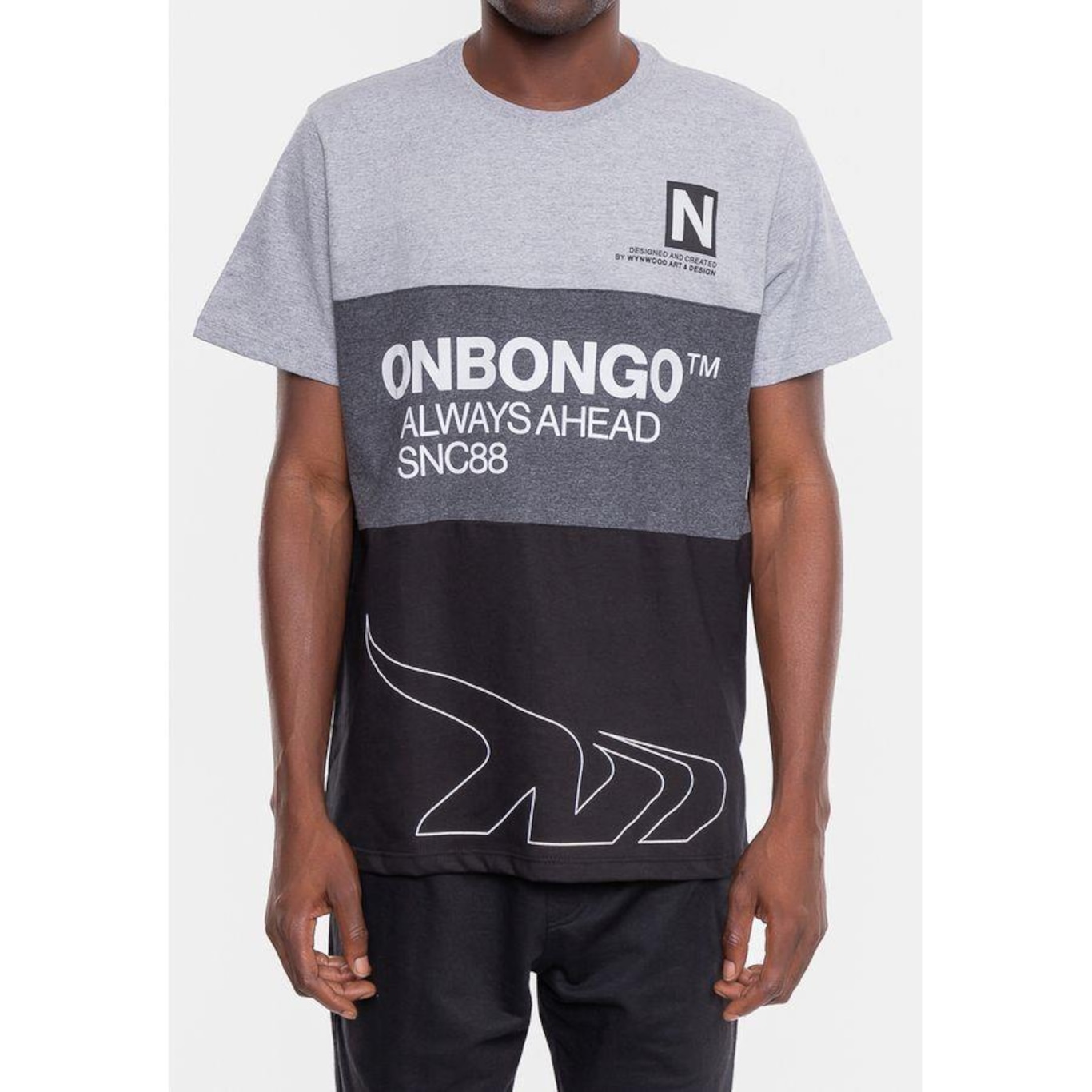 Camiseta Onbongo Blocks   - Masculina - Foto 3