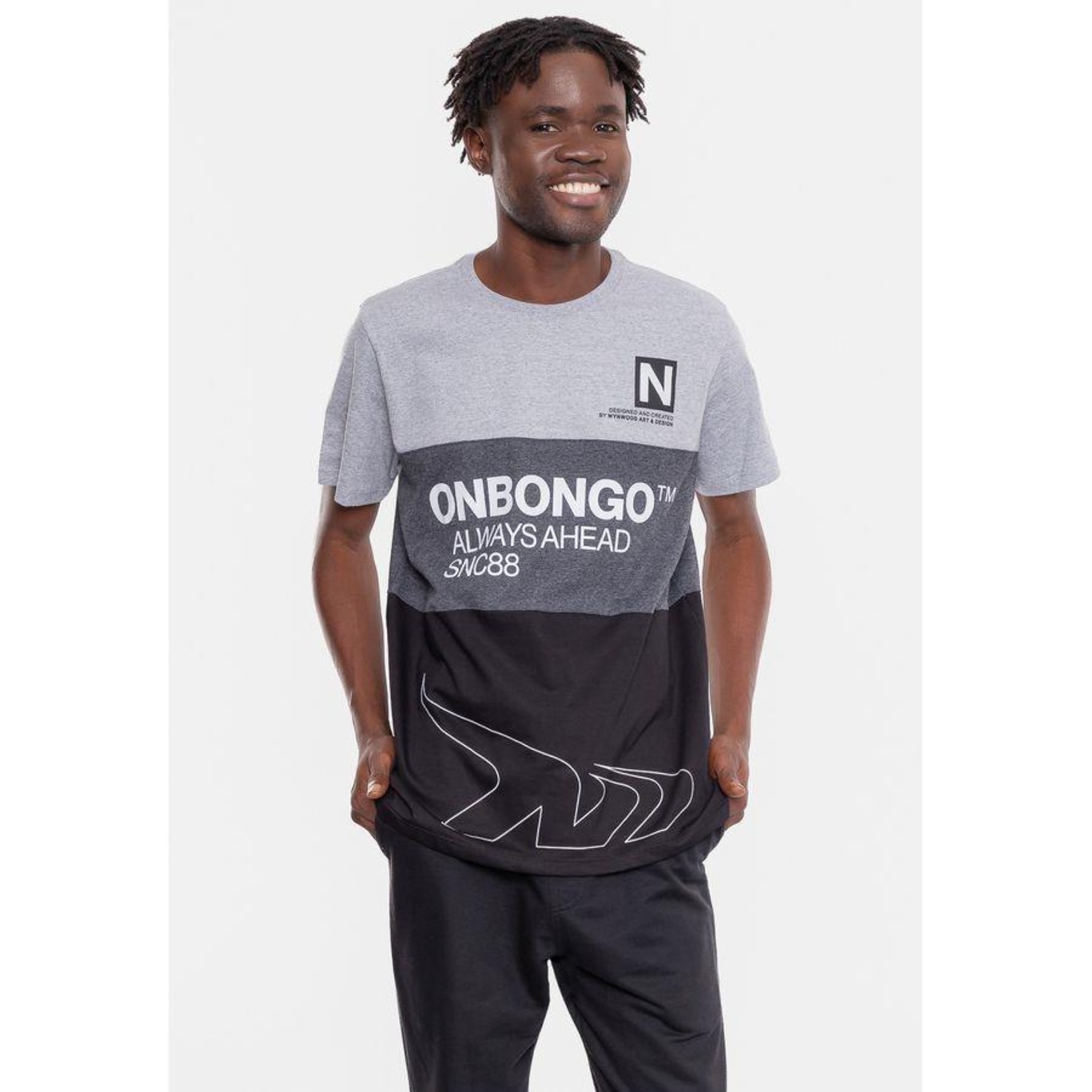 Camiseta Onbongo Blocks   - Masculina - Foto 4