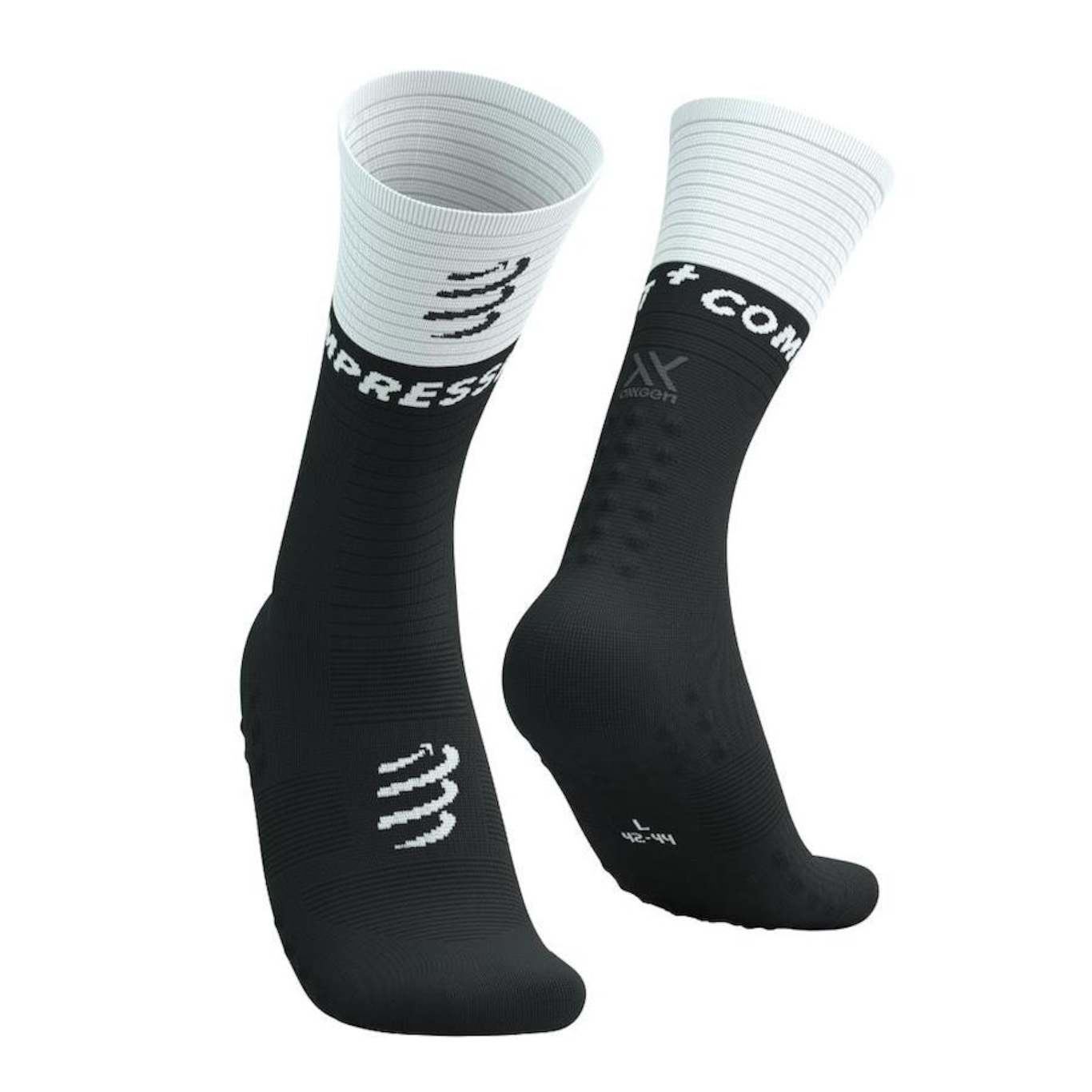 Meia Cano Médio de Compressão Compressport (Mid Compression Socks Oxygen) V2.0 - Adulto - Foto 1