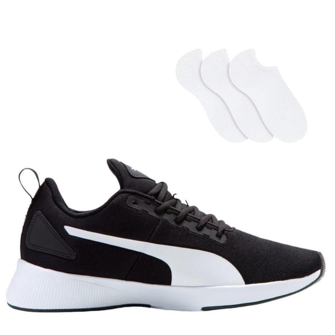 Tênis Puma Masculino Flyer Flex + 3 Pares De Meia - Foto 1