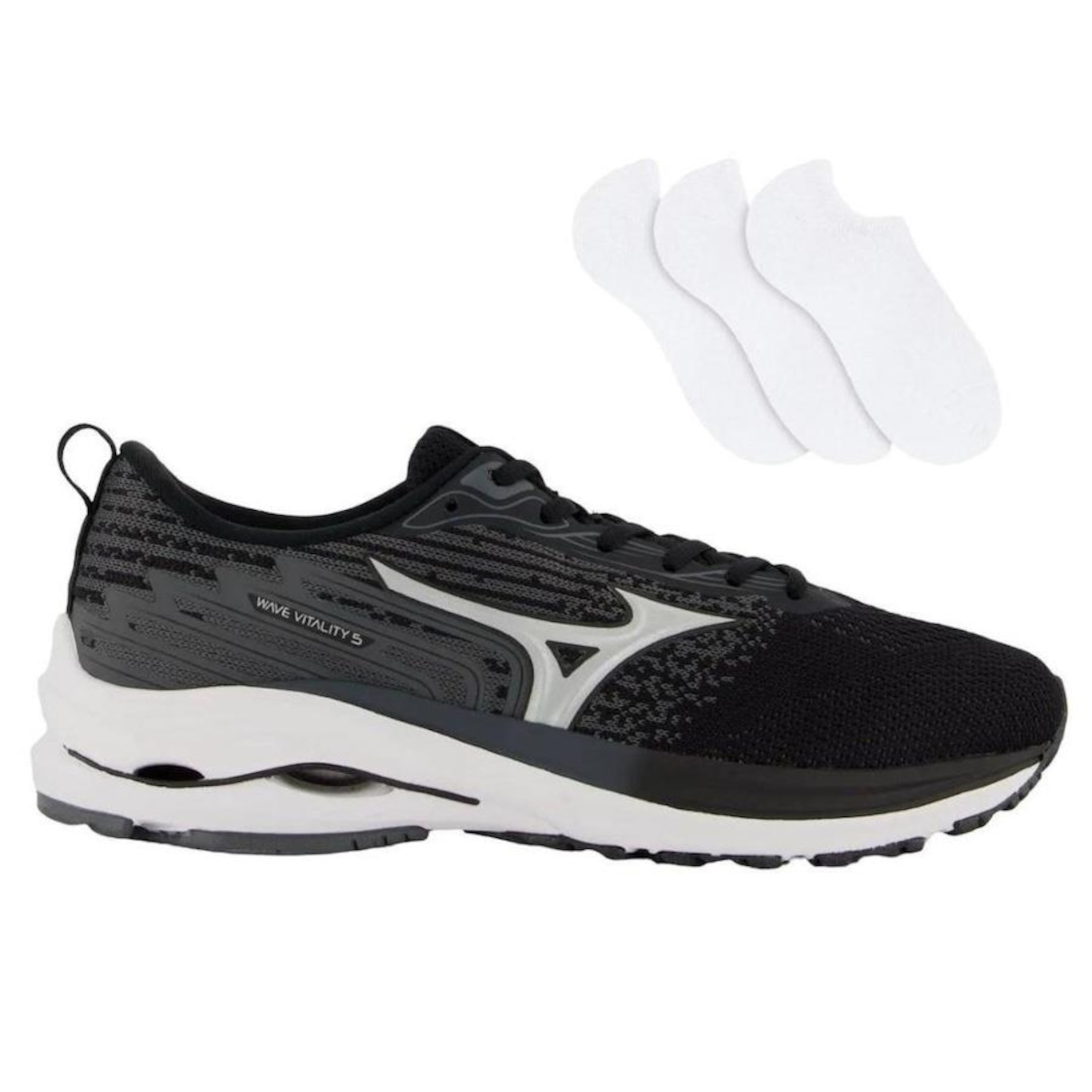 Tênis Mizuno Wave Vitality 5 Masculino + 3 Pares De Meias - Foto 1