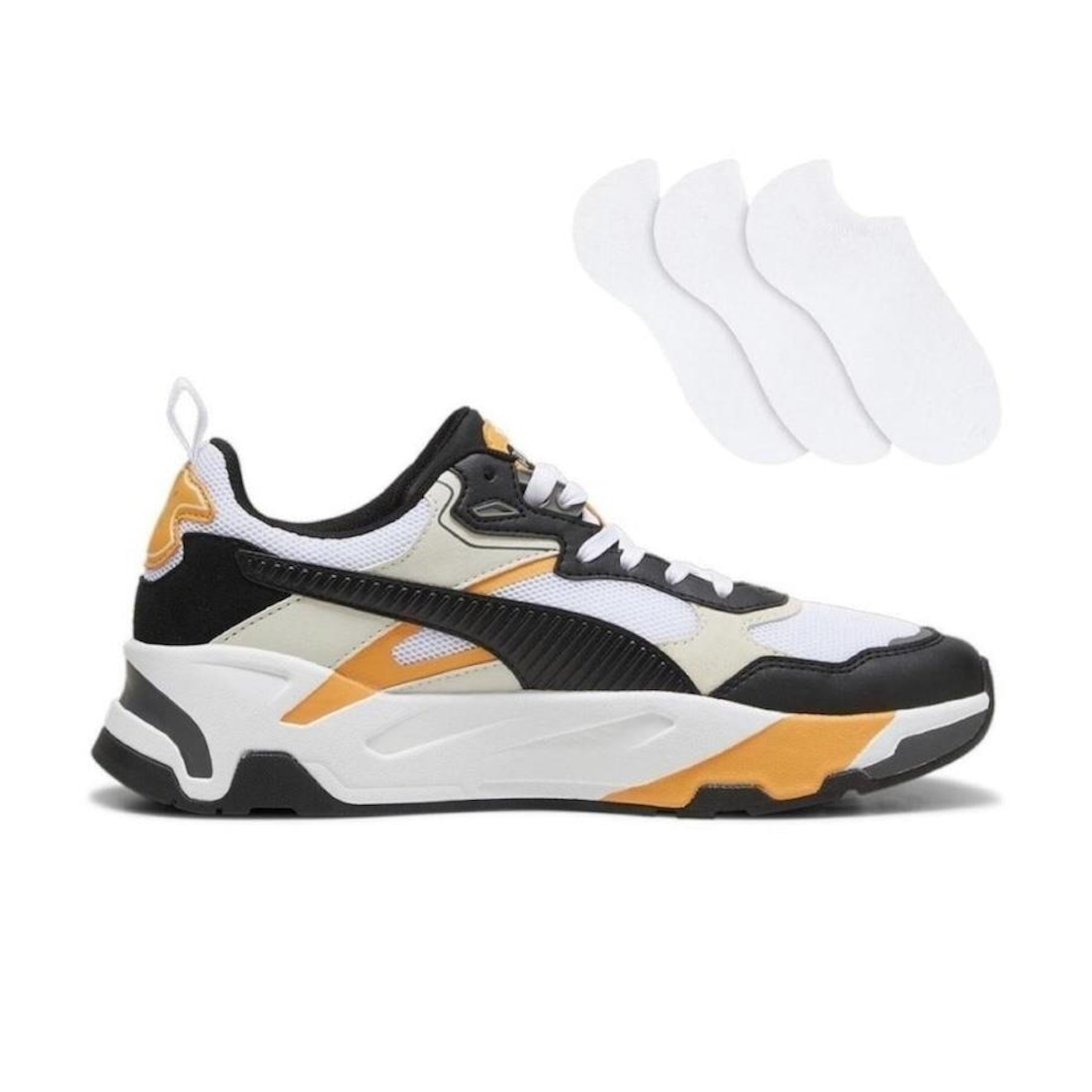 Tênis Puma Trinity + 3 Pares de Meias - Masculino - Foto 1