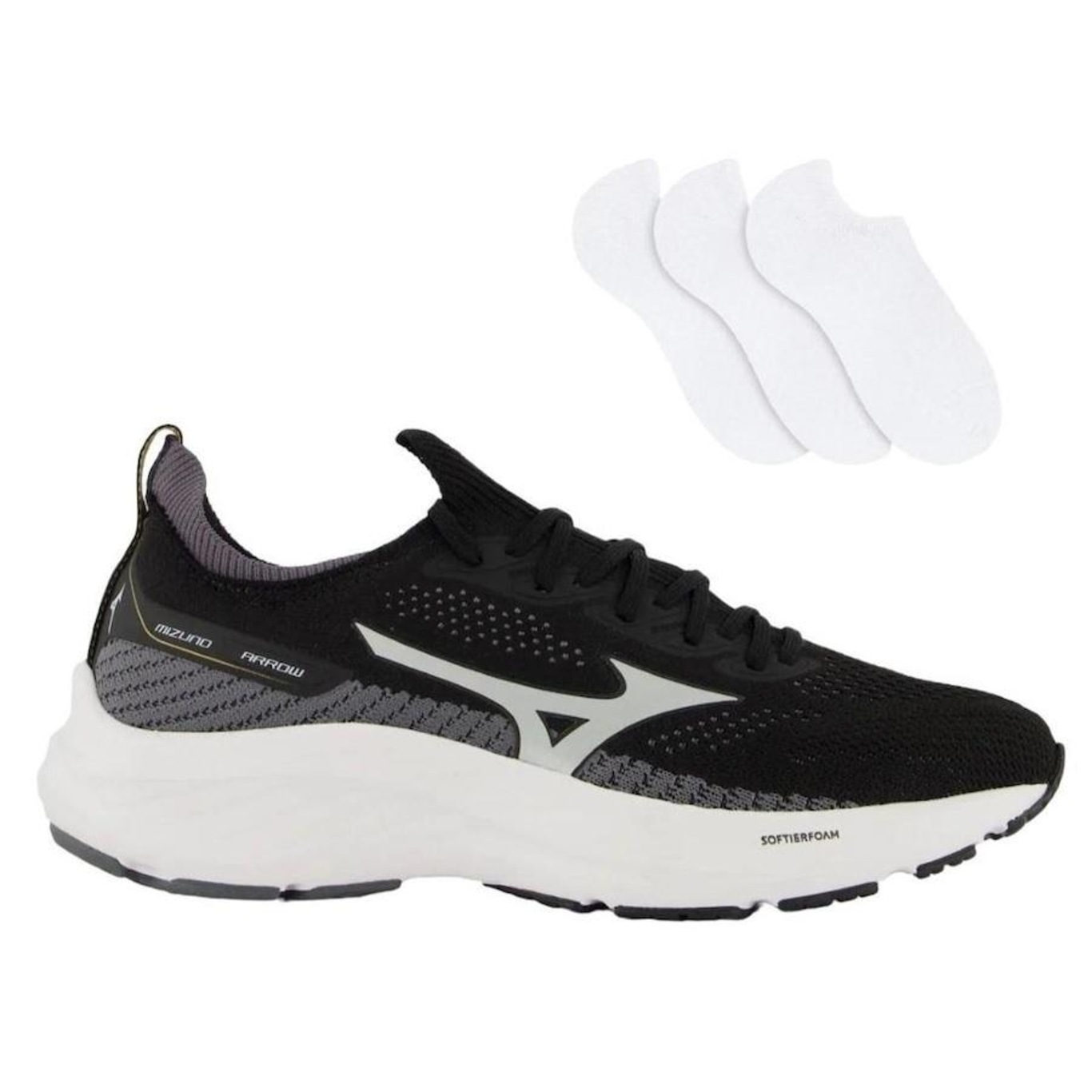 Tênis Mizuno Arrow + 3 Pares de Meias - Masculino - Foto 1