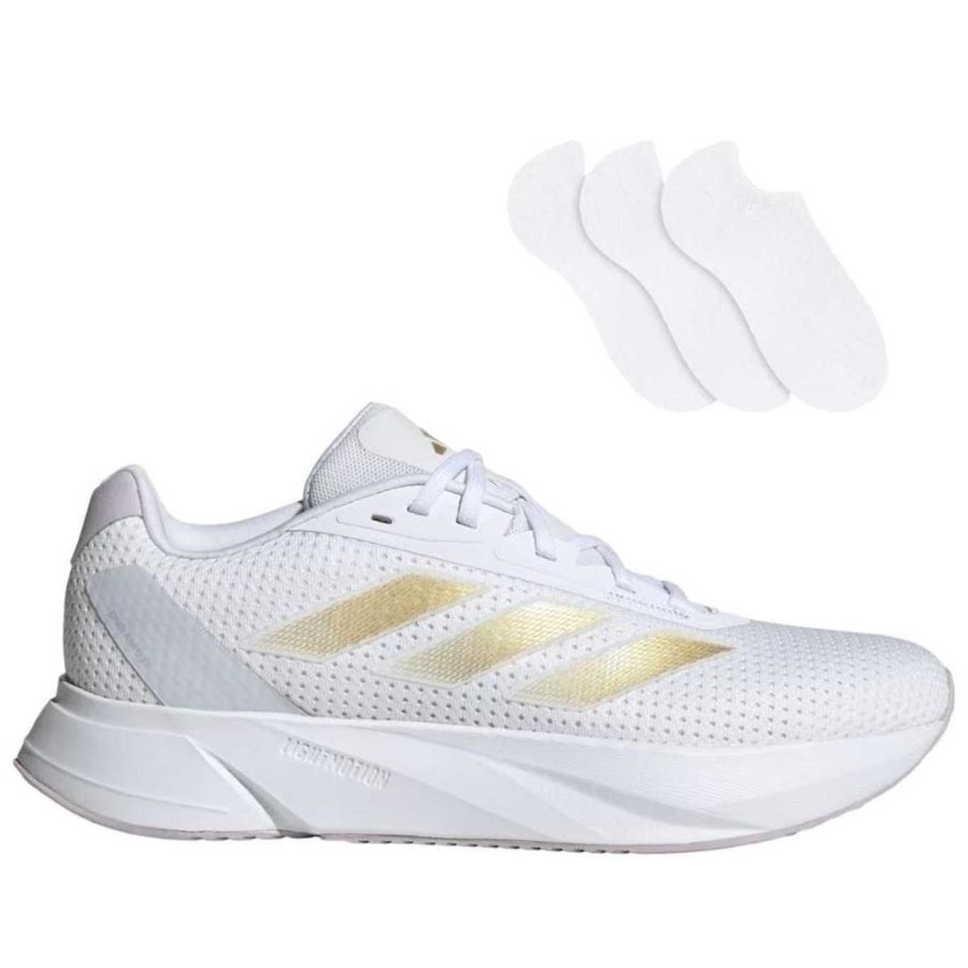 Tênis adidas Duramo Sl + 3 Pares de Meias - Feminino - Foto 1