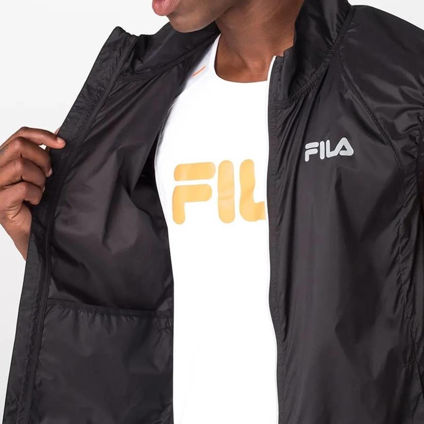 Colete sem Capuz Fila Racer Run - Masculino - Foto 3