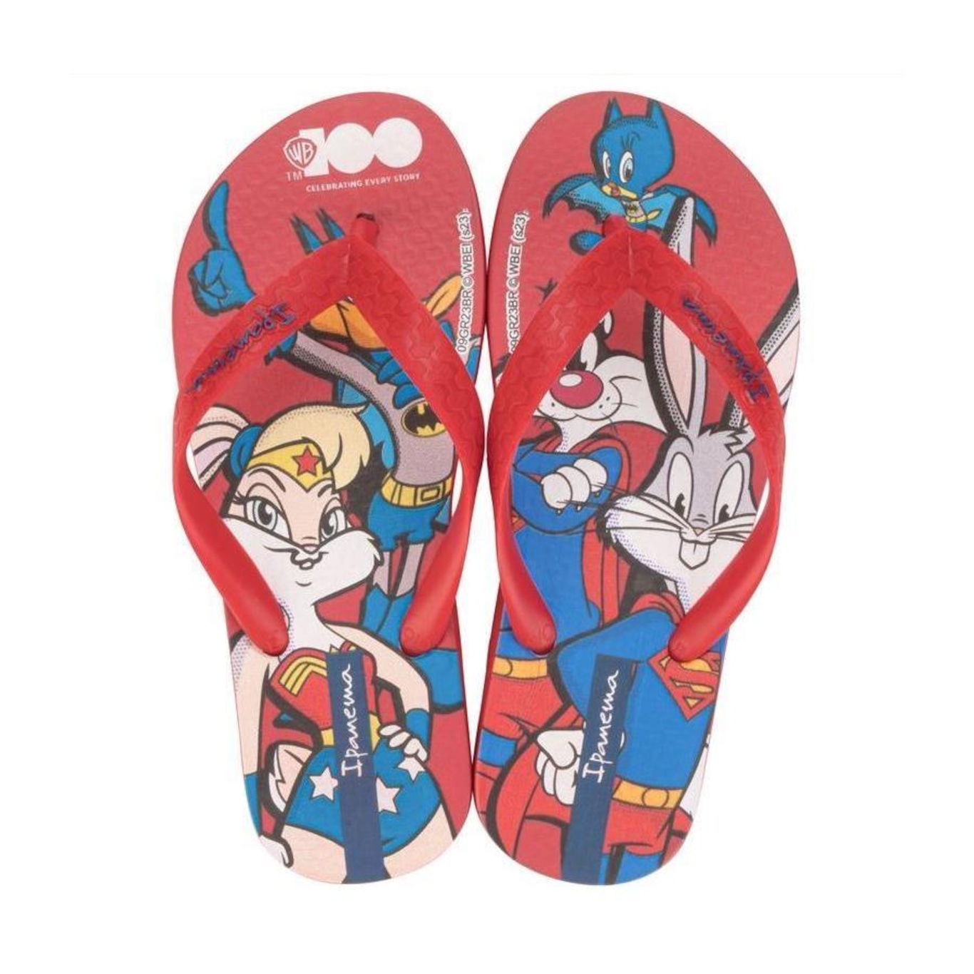 Chinelo Infantil Ipanema Kids Looney Tunes - Foto 1