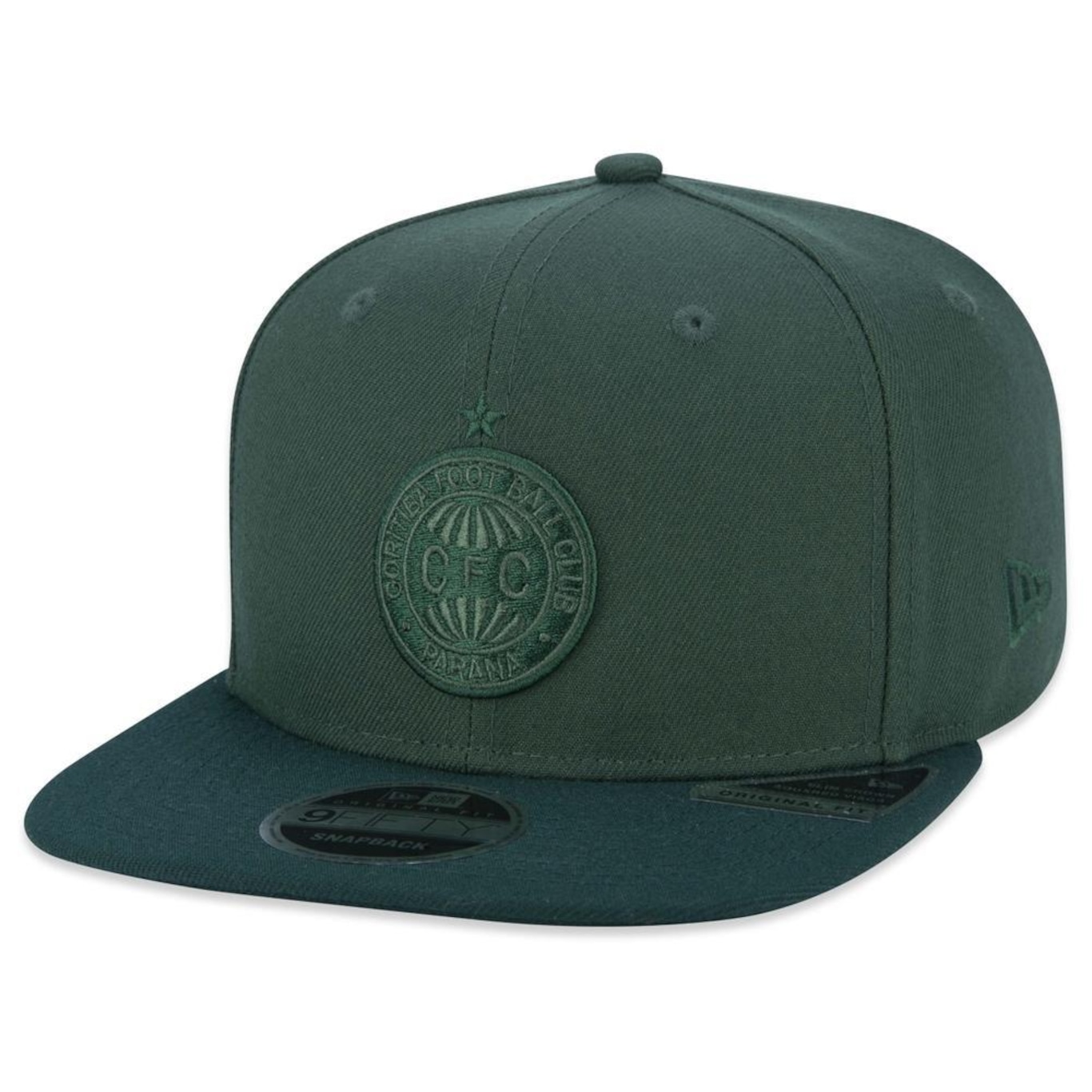 Boné Aba Reta do Coritiba New Era 9Fifty Orig.Fit -  Snapback - Adulto - Foto 1