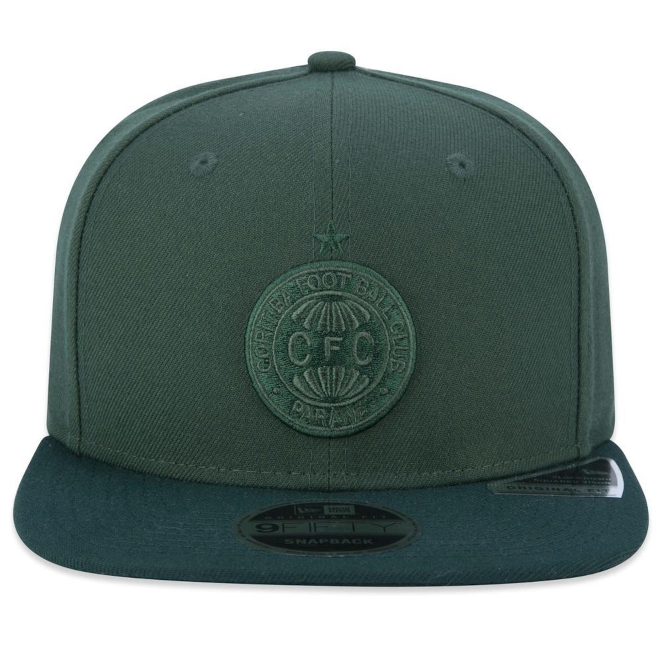 Boné Aba Reta do Coritiba New Era 9Fifty Orig.Fit -  Snapback - Adulto - Foto 2