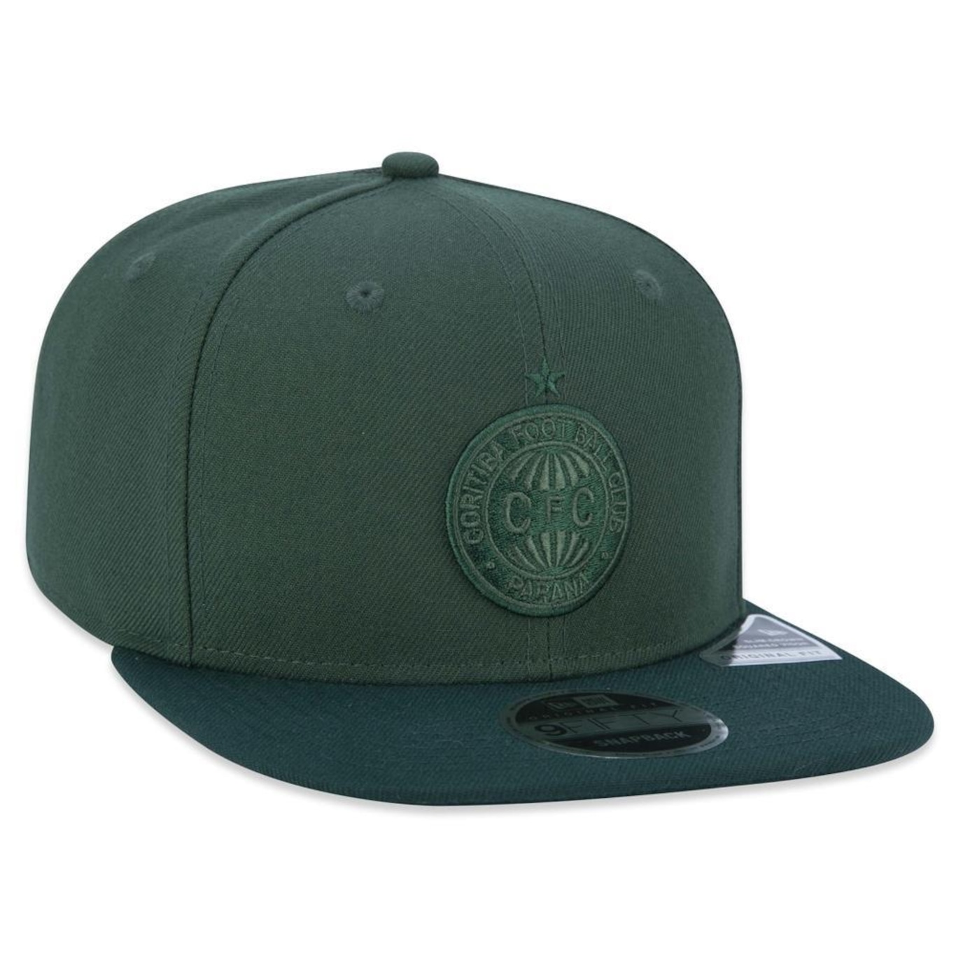 Boné Aba Reta do Coritiba New Era 9Fifty Orig.Fit -  Snapback - Adulto - Foto 3