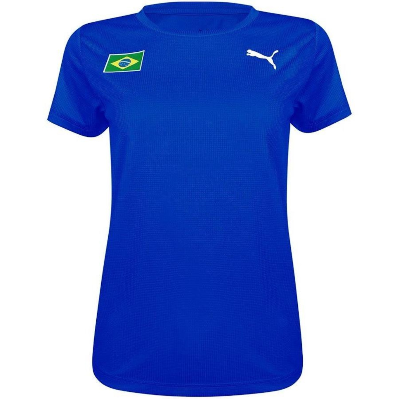 Camiseta Puma Brasil Training Ss Tee Feminina - Foto 1