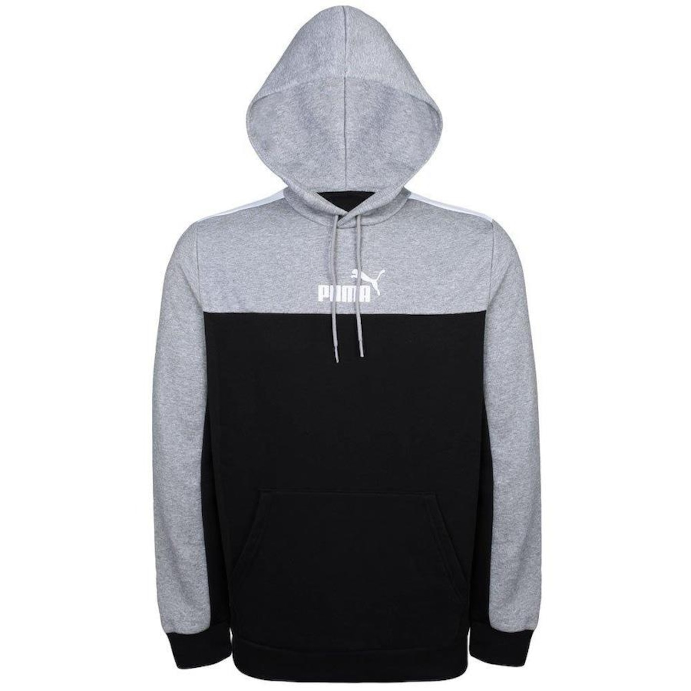 Blusão de Moletom com Capuz Puma Ess Block Hoodie - Masculino - Foto 1