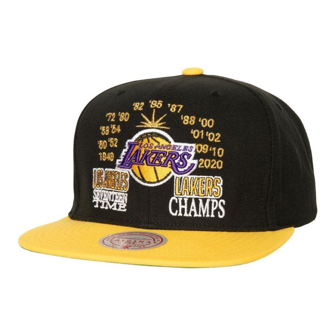 Boné Aba Reta Mitchell & Ness Nba Champ Is Here Los Angeles Lakers - Snapback - Adulto - Foto 1