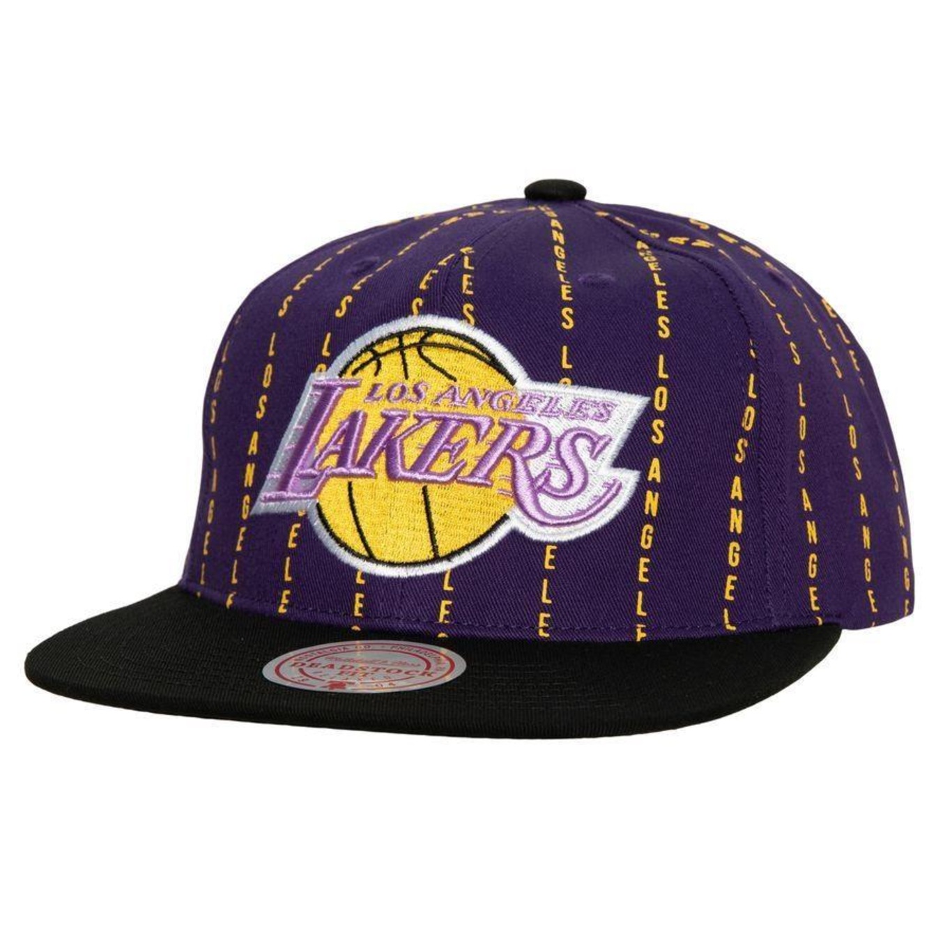 Boné Aba Reta Mitchell & Ness Nba City Pinstri Los Angeles Lakers - Adulto - Foto 1