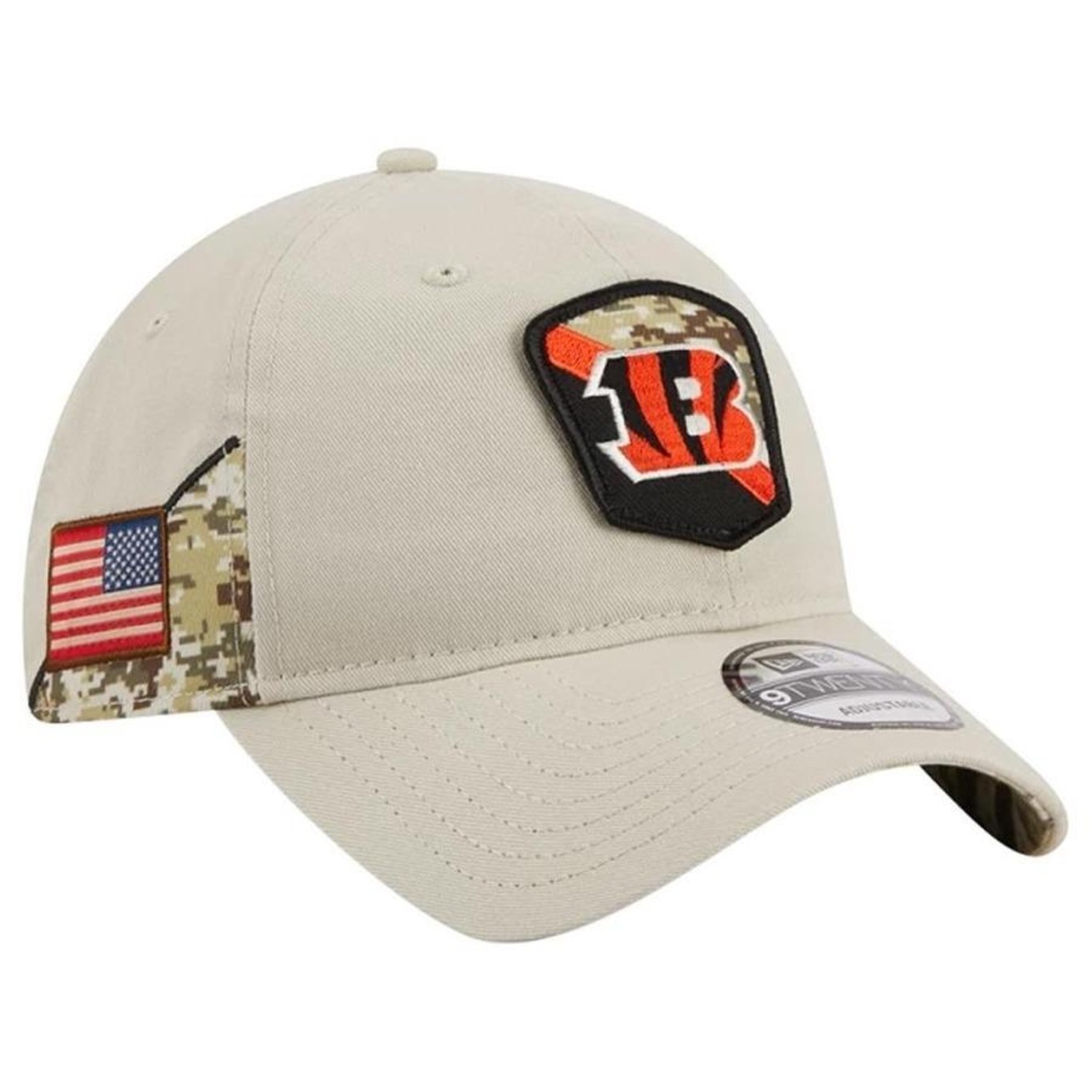 Boné New Era 920 Cincinnati Bengals Salute To Service - Fechado - Adulto - Foto 4