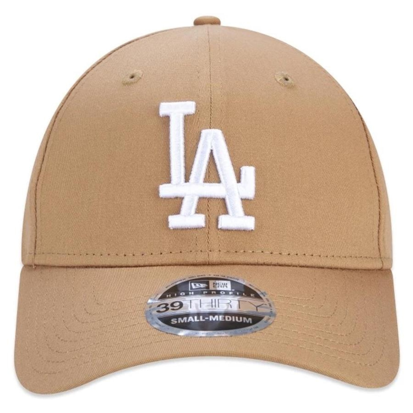 Boné New Era 3930 Los Angeles Dodgers Basic - Strapback - Adulto - Foto 3