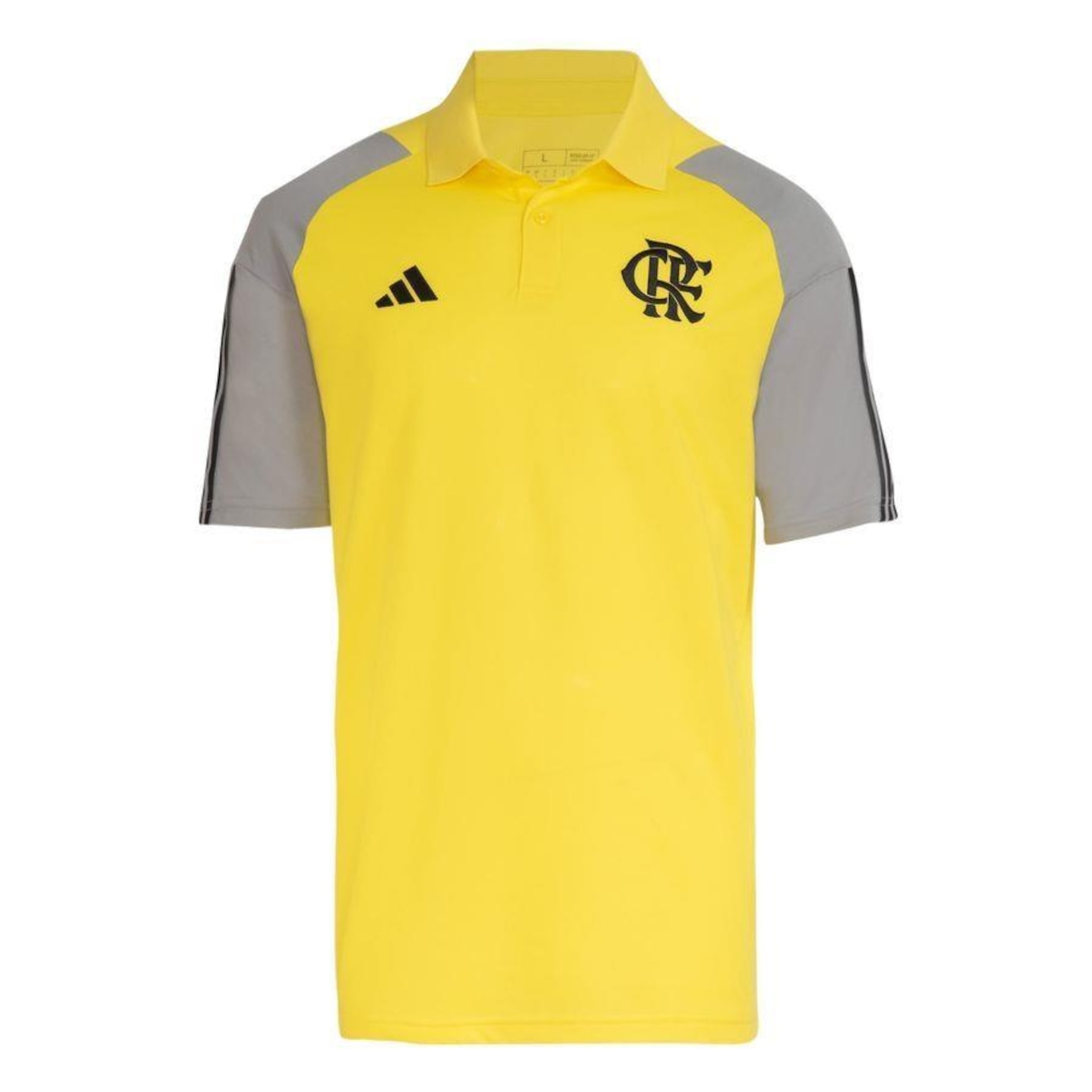 Camisa Polo do Flamengo Comissão 24/25 adidas - Masculina - Foto 1