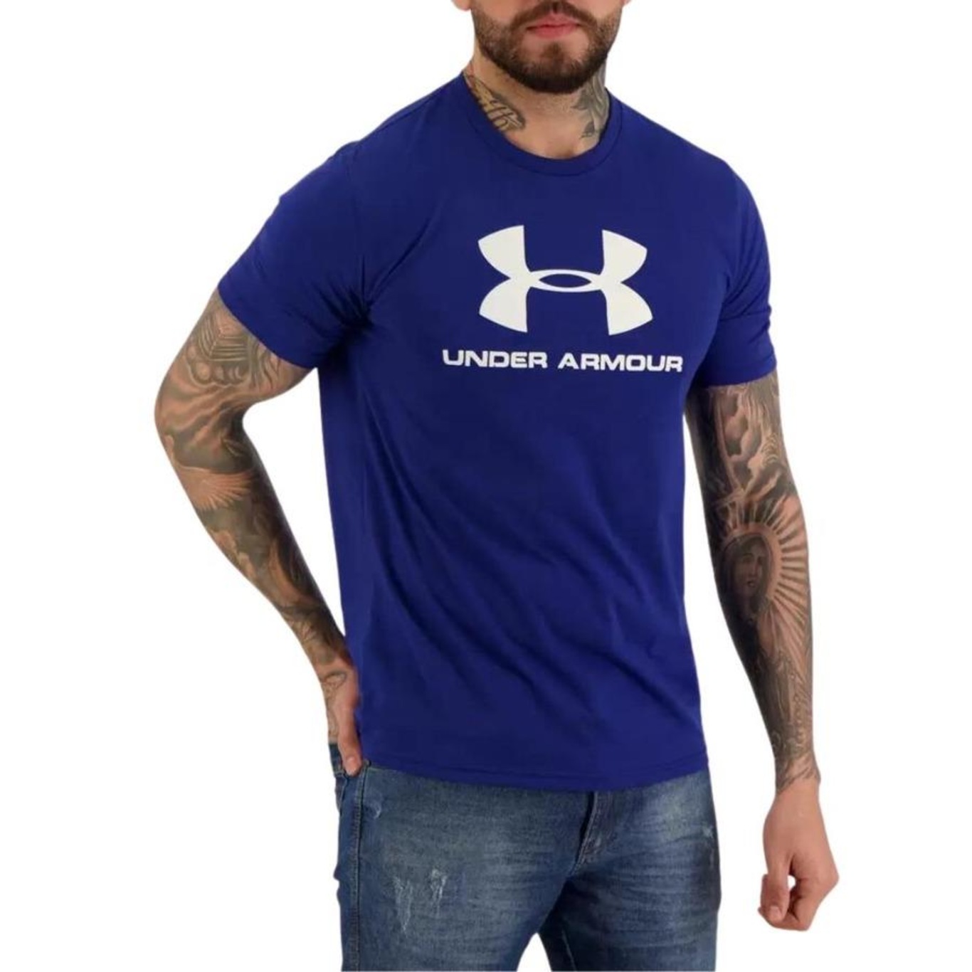 Camiseta Under Armour Sportstyle Logo - Masculina - Foto 2