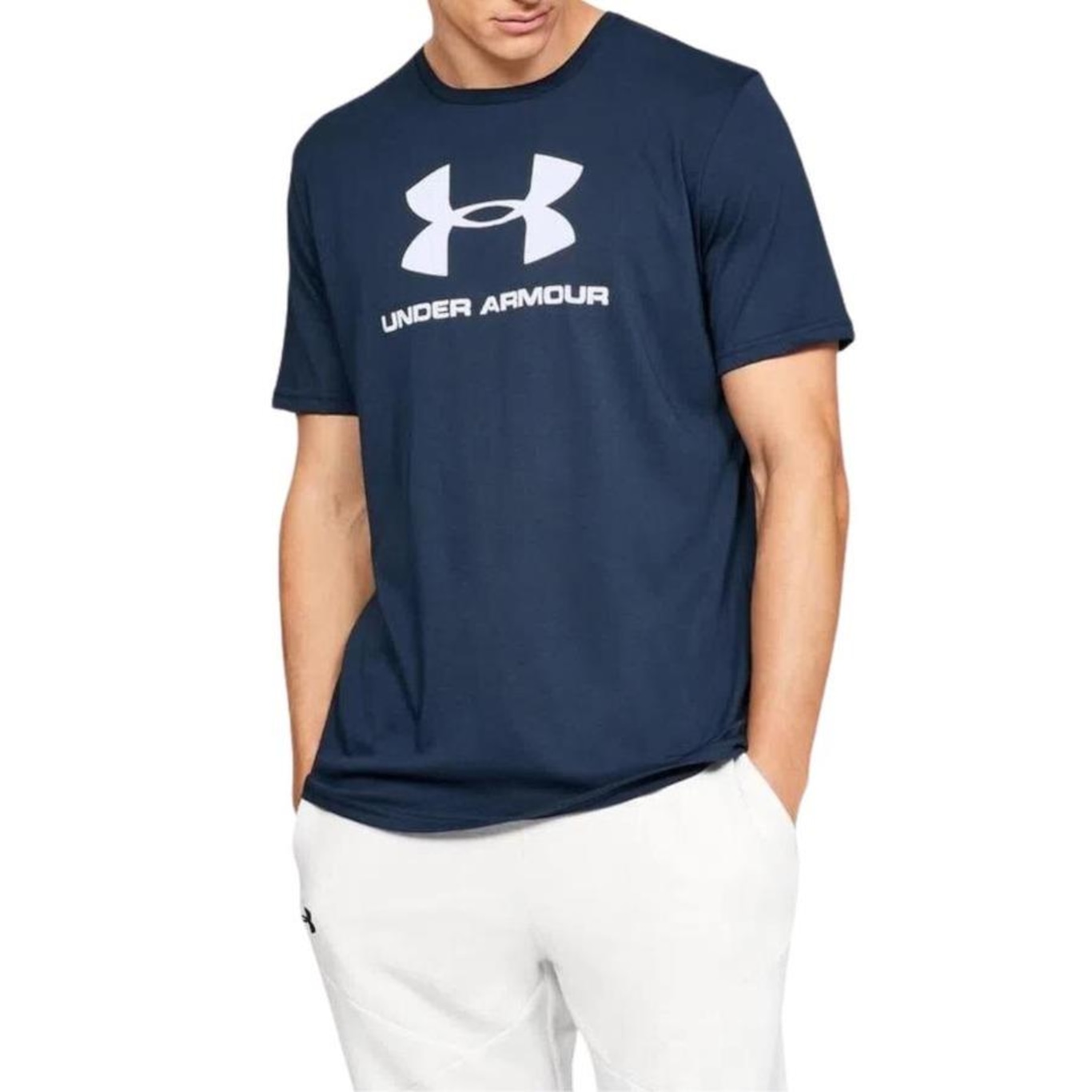 Camiseta Under Armour Sportstyle Logo - Masculina - Foto 1