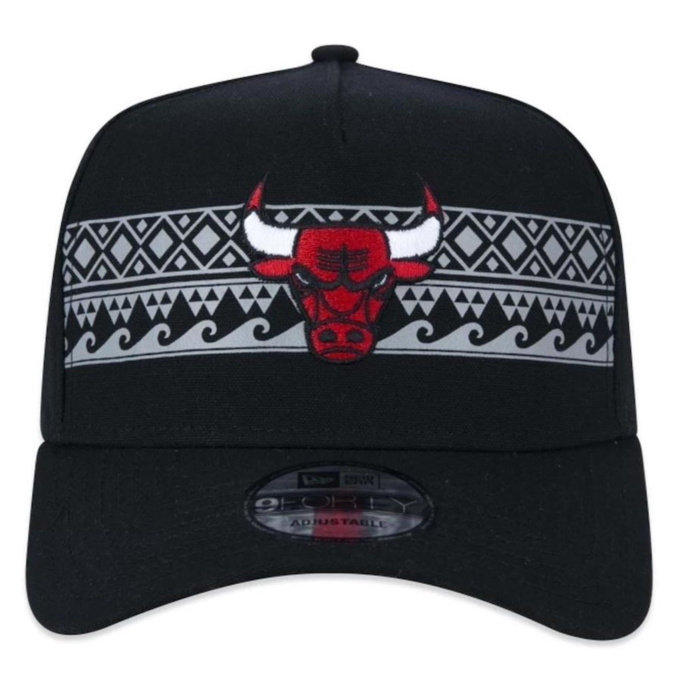 Boné Aba Curva New Era 940 A-Frame Chicago Bulls Cultural Remixes - Snapback - Adulto - Foto 3