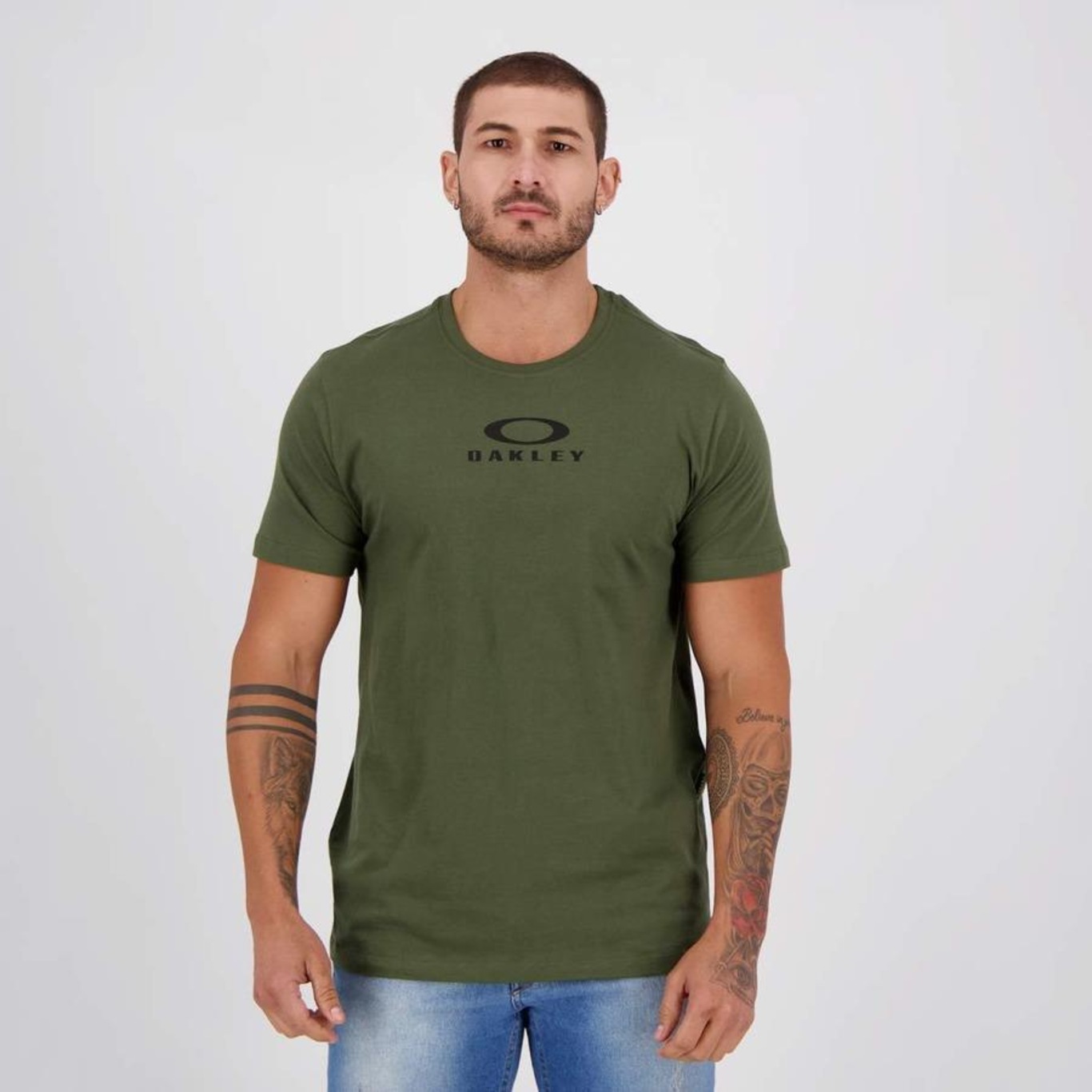 Camiseta Oakley Bark New - Masculina - Foto 1