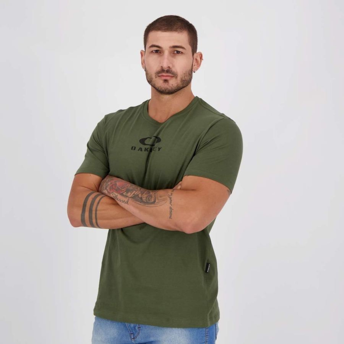 Camiseta Oakley Bark New - Masculina - Foto 5