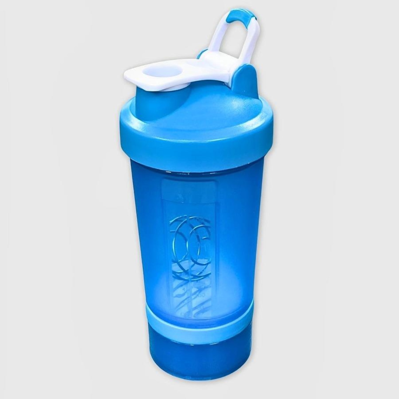 Coqueteleira Weezer Academia Shaker Bpa Free com Porta Whey e Comprimido Mola Batedora Fitness - Foto 1