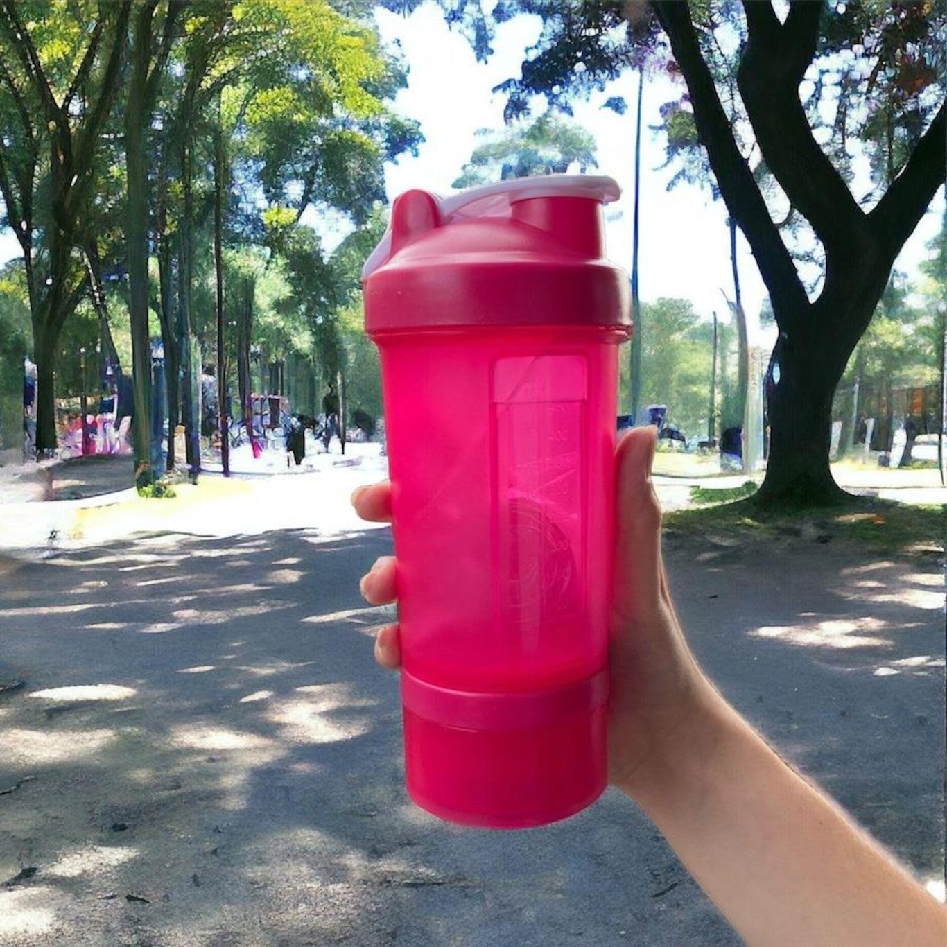 Coqueteleira Weezer Academia Shaker Bpa Free com Porta Whey e Comprimido Mola Batedora Fitness - Foto 6