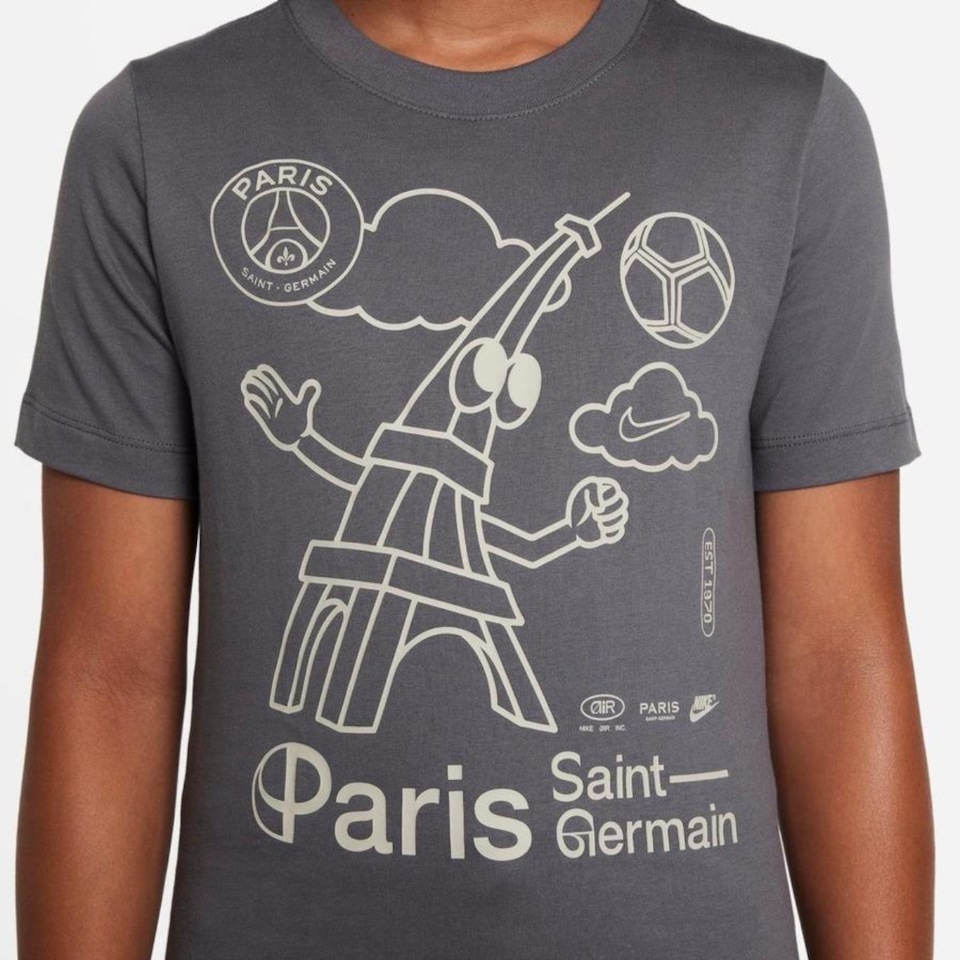 Camiseta Nike Psg - Infantil - Foto 4