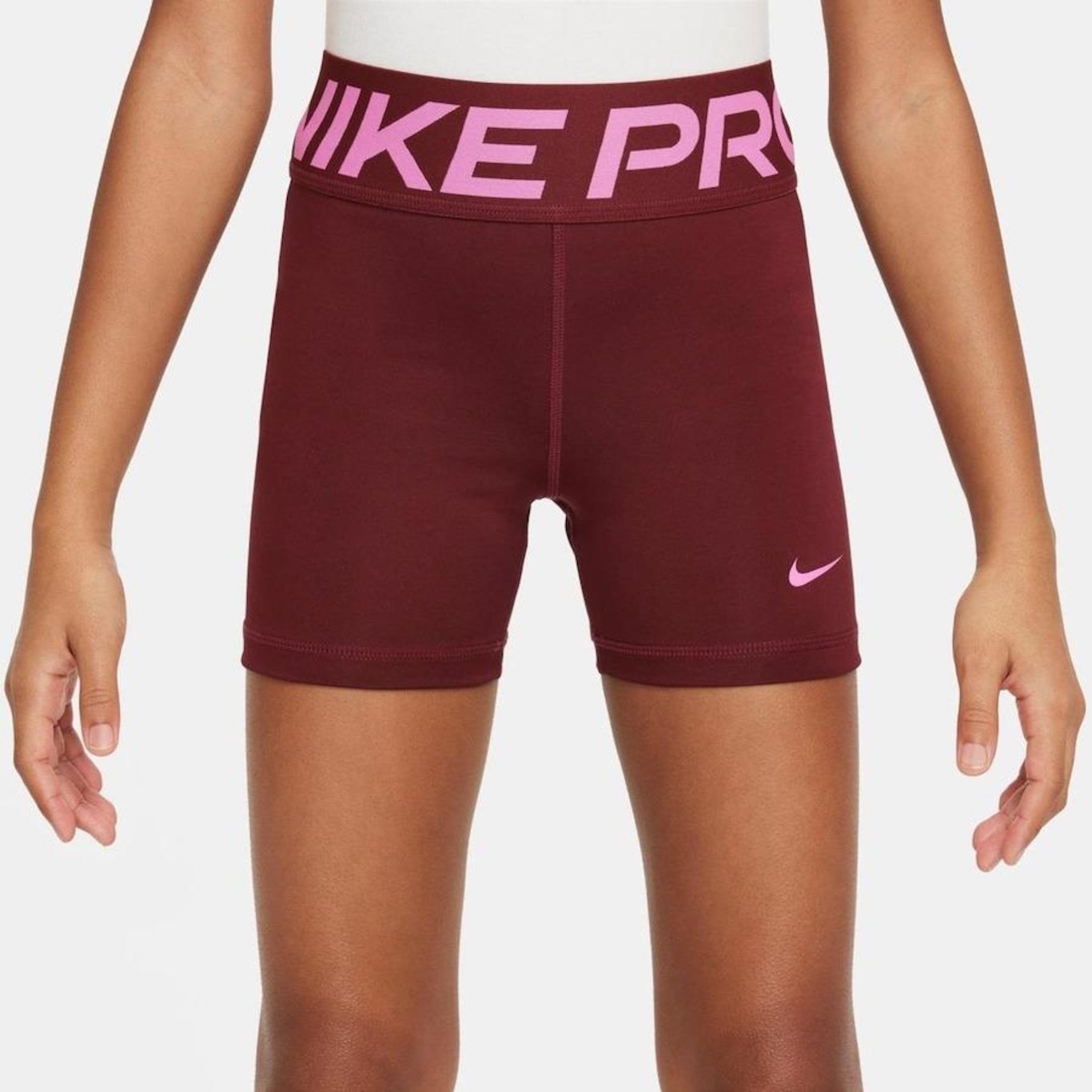 Short Nike Pro Dri-Fit 3In - Infantil - Foto 2