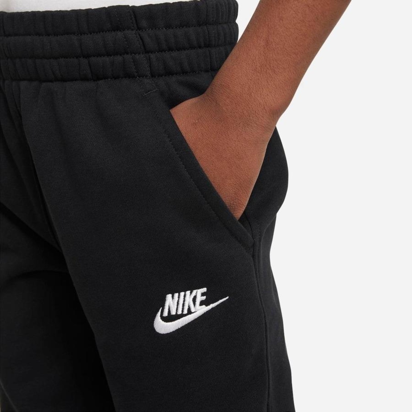 Calça Nike Club Fleece - Infantil - Foto 3