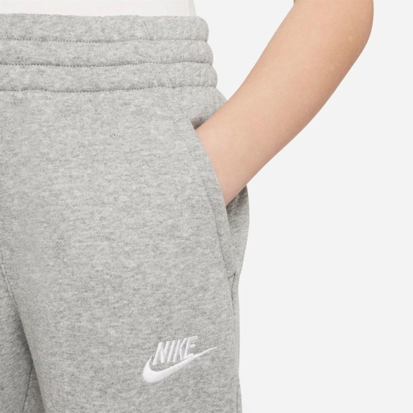 Calça Nike Club Fleece - Infantil - Foto 3