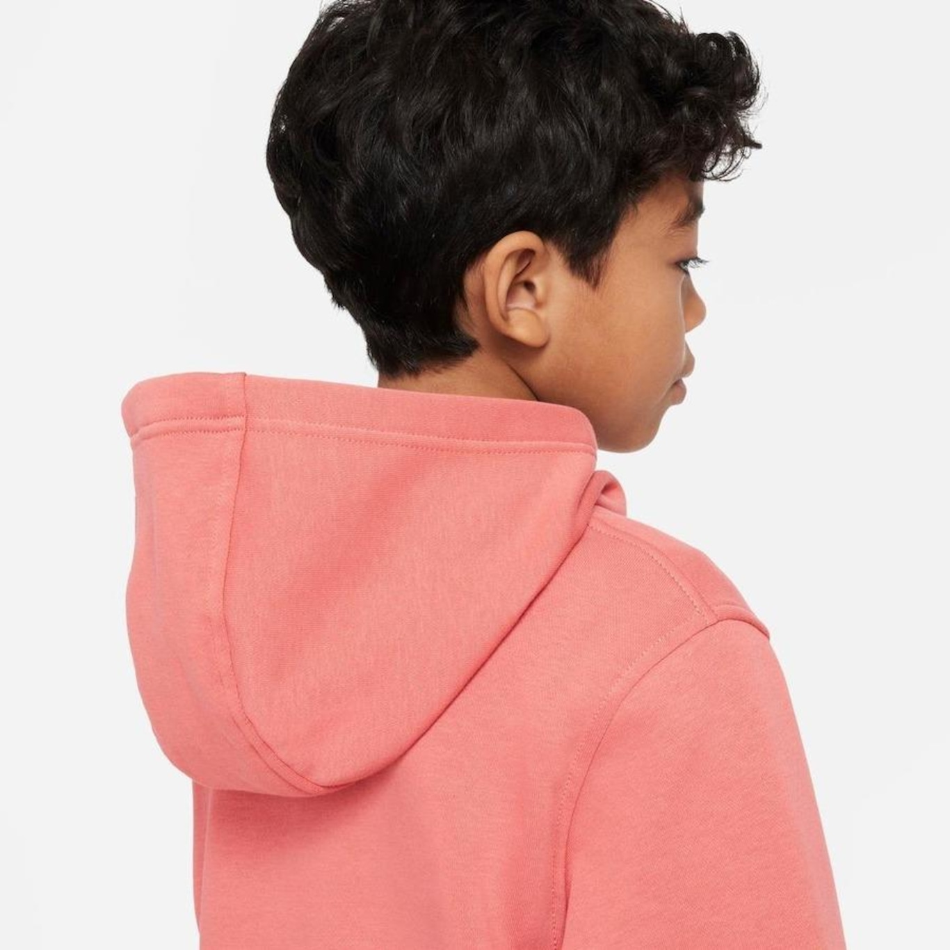 Blusão com Capuz Nike Sportswear Club Fleece - Infantil - Foto 5