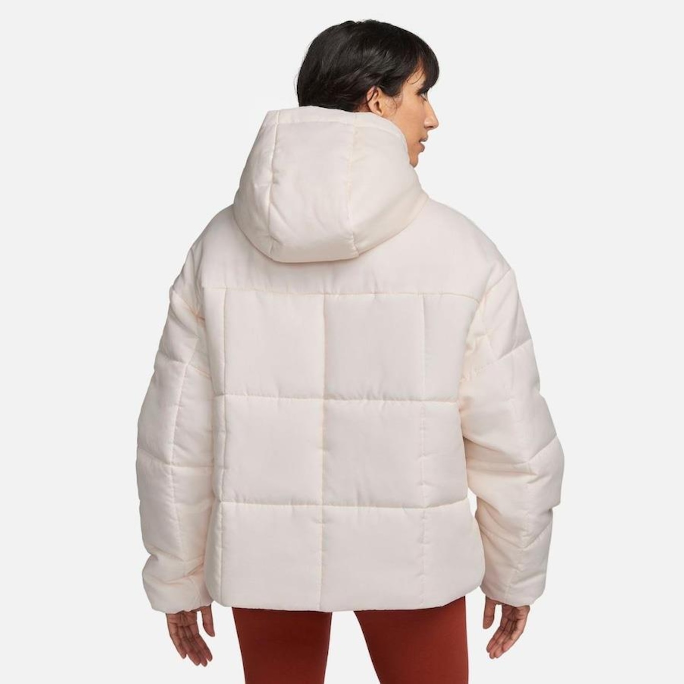 Jaqueta com Capuz Nike Sportswear Classic Puffer - Feminina em