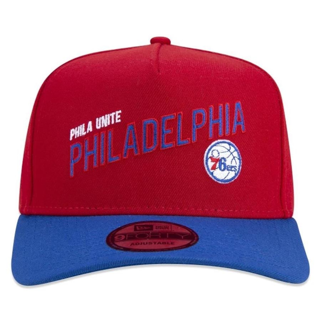 Boné Aba Curva New Era 940 A-Frame Philadelphia 76Ers Core - Snapback - Adulto - Foto 2