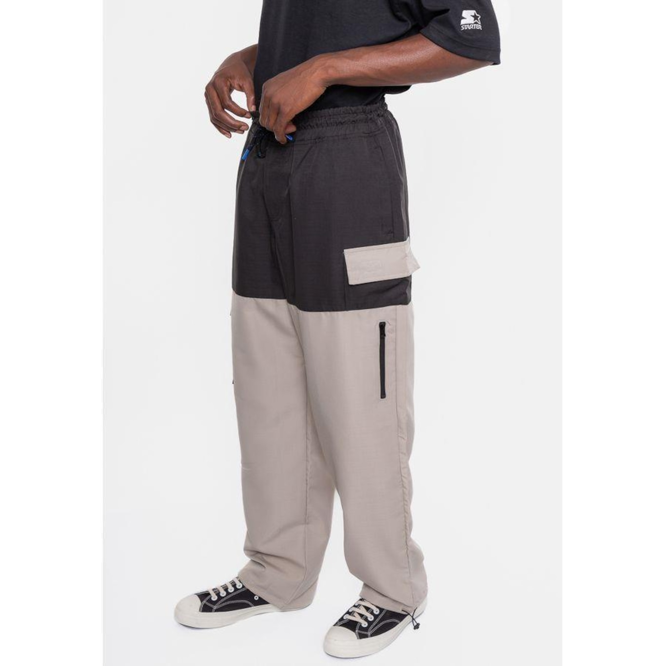 Calça Starter Sintética Cargo - Masculina - Foto 2