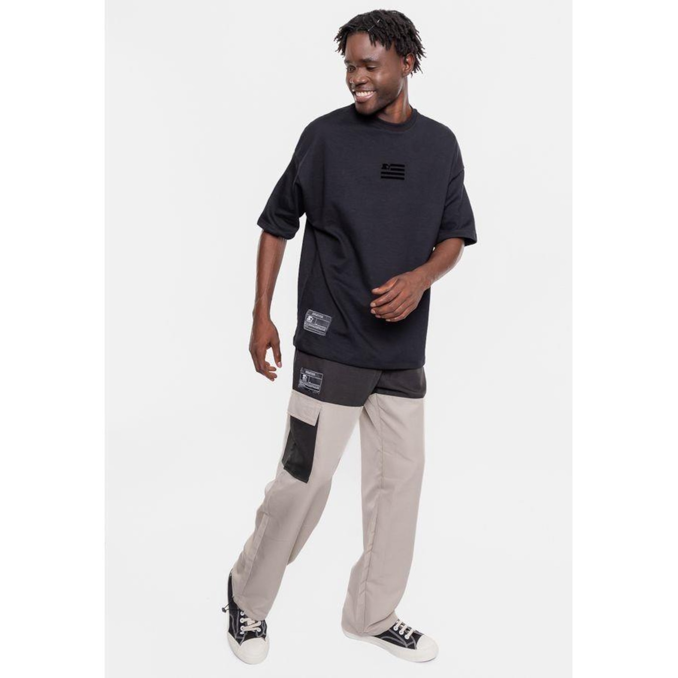 Calça Starter Sintética Cargo - Masculina - Foto 4