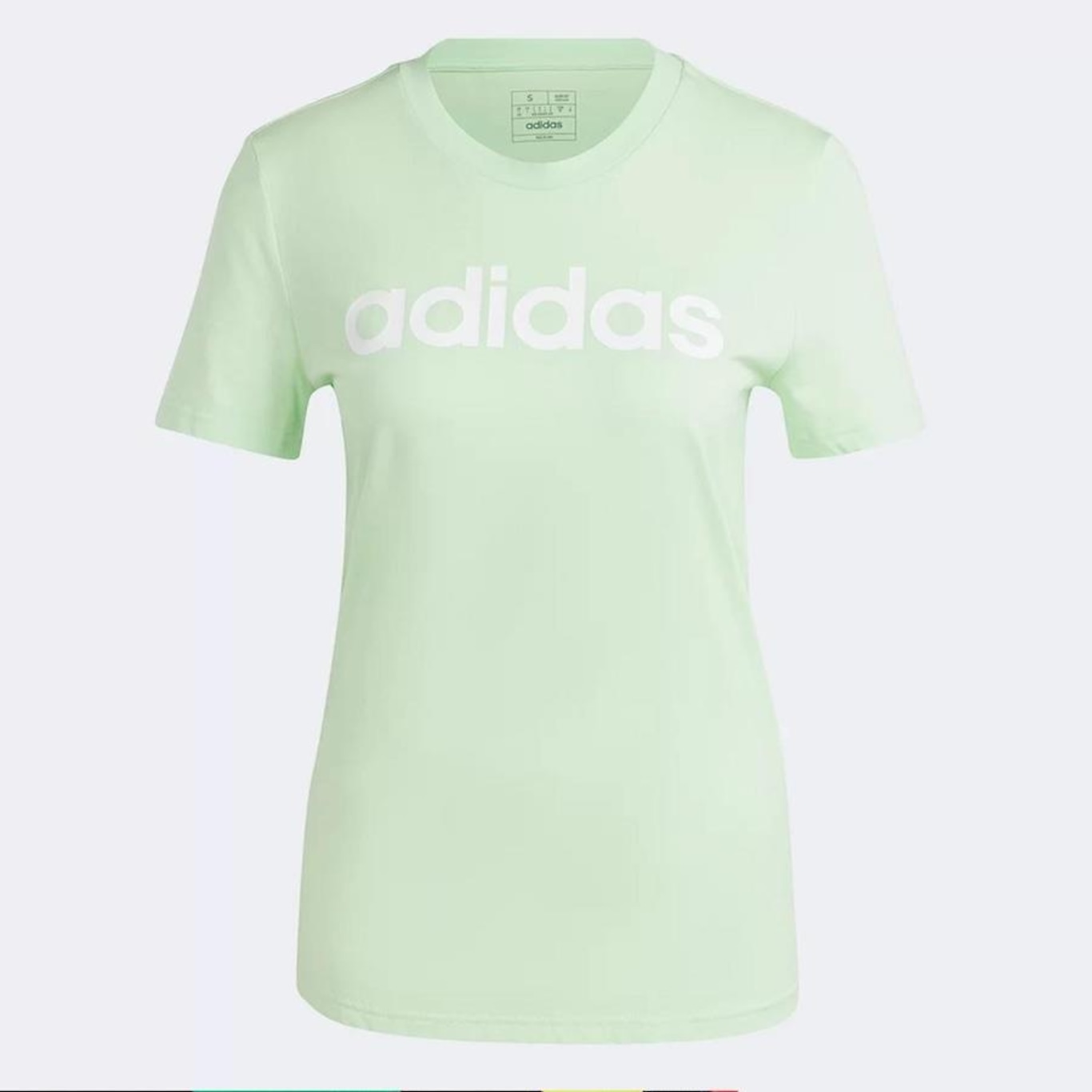 Camiseta adidas Logo Linear - Feminina - Foto 1