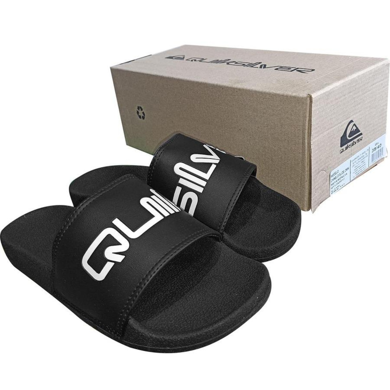 Chinelo Quiksilver Slide Omni - Masculino - Foto 6