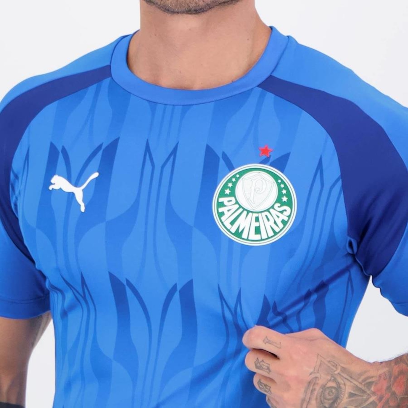 Camisa do Palmeiras Pré Jogo 2024 Puma - Masculina - Foto 4