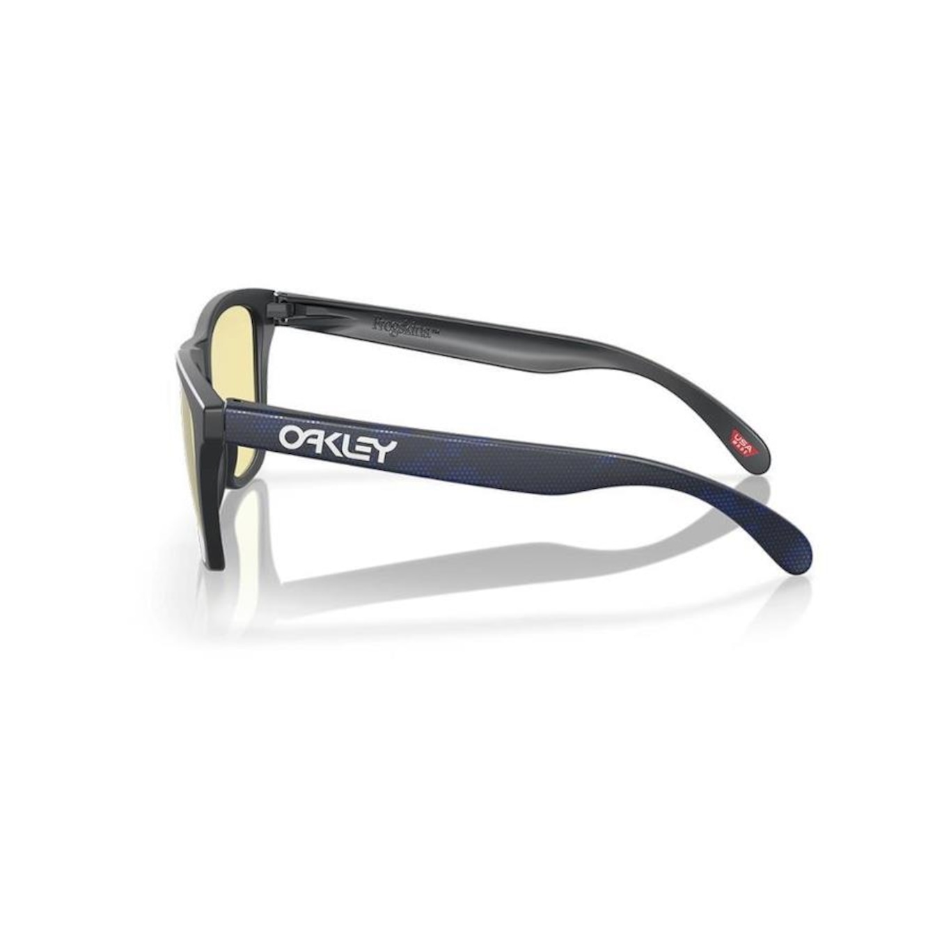 Óculos de de Sol Unissex Oakley Frogskins Matte Carbon Prizm Gaming - Foto 3