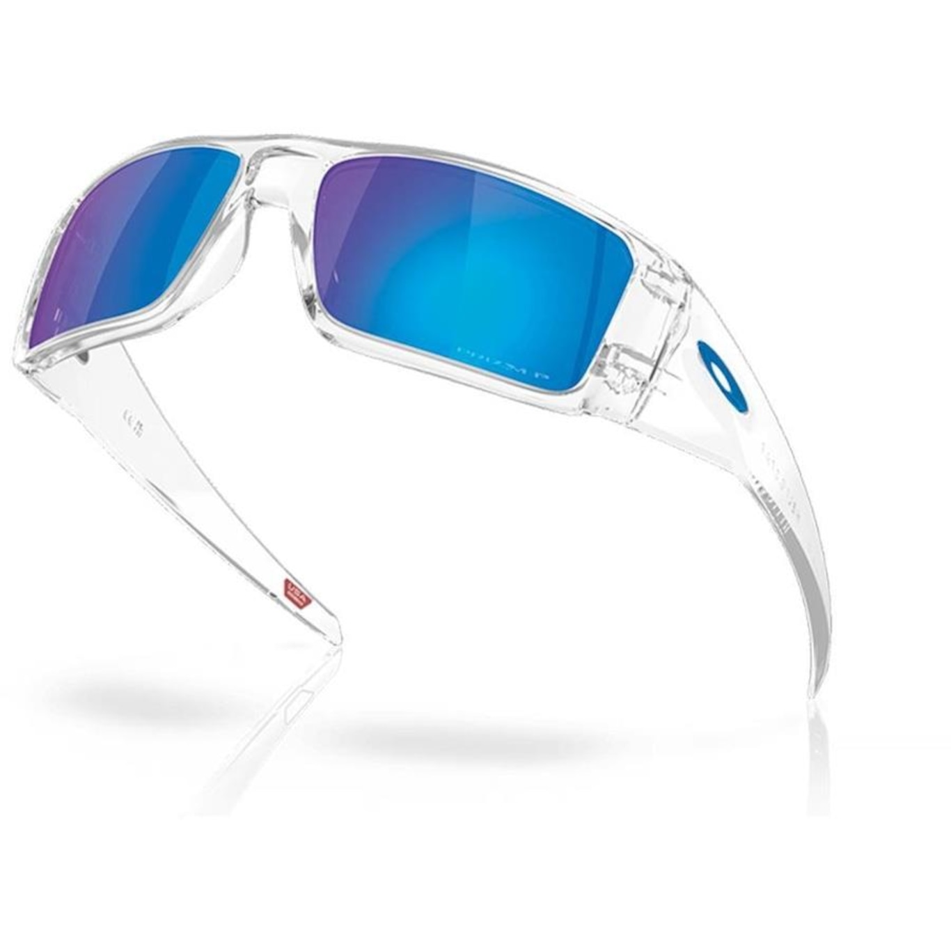 Óculos de de Sol Unissex Oakley Heliostat Clear Prizm Polarizada - Foto 3