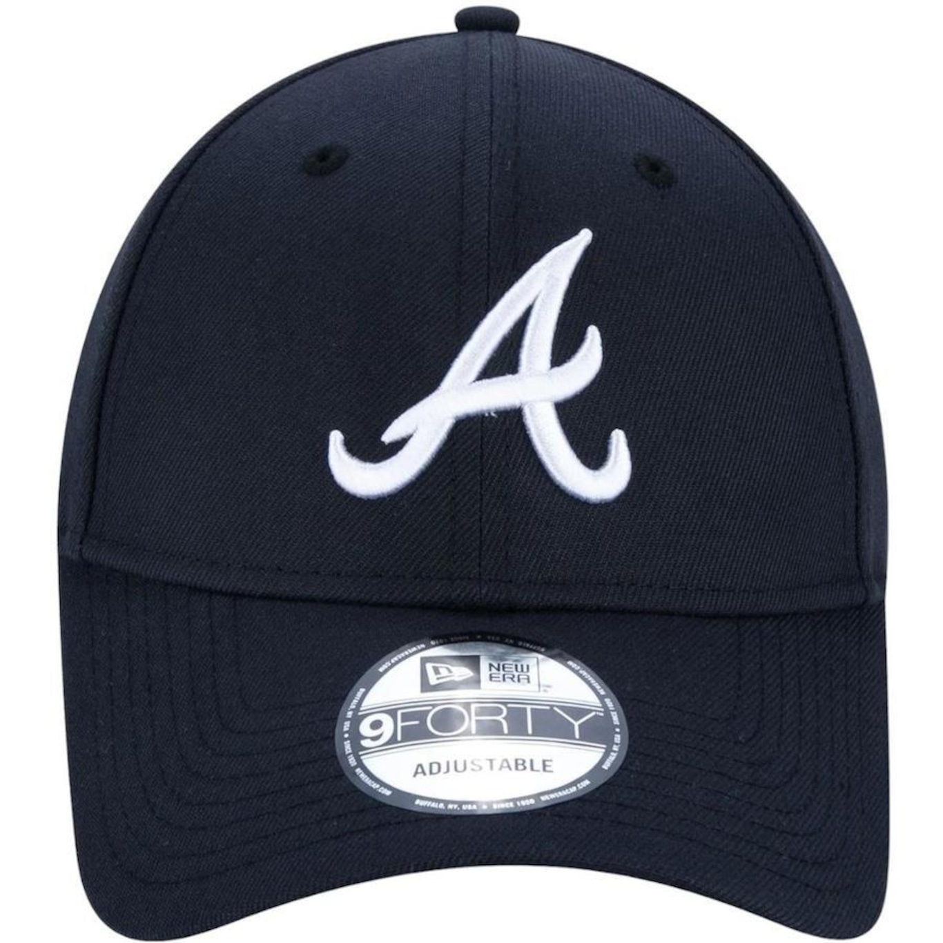 Boné Aba Curva New Era 9Forty Mlb Atlanta Braves Team Color - Snapback - Adulto - Foto 3