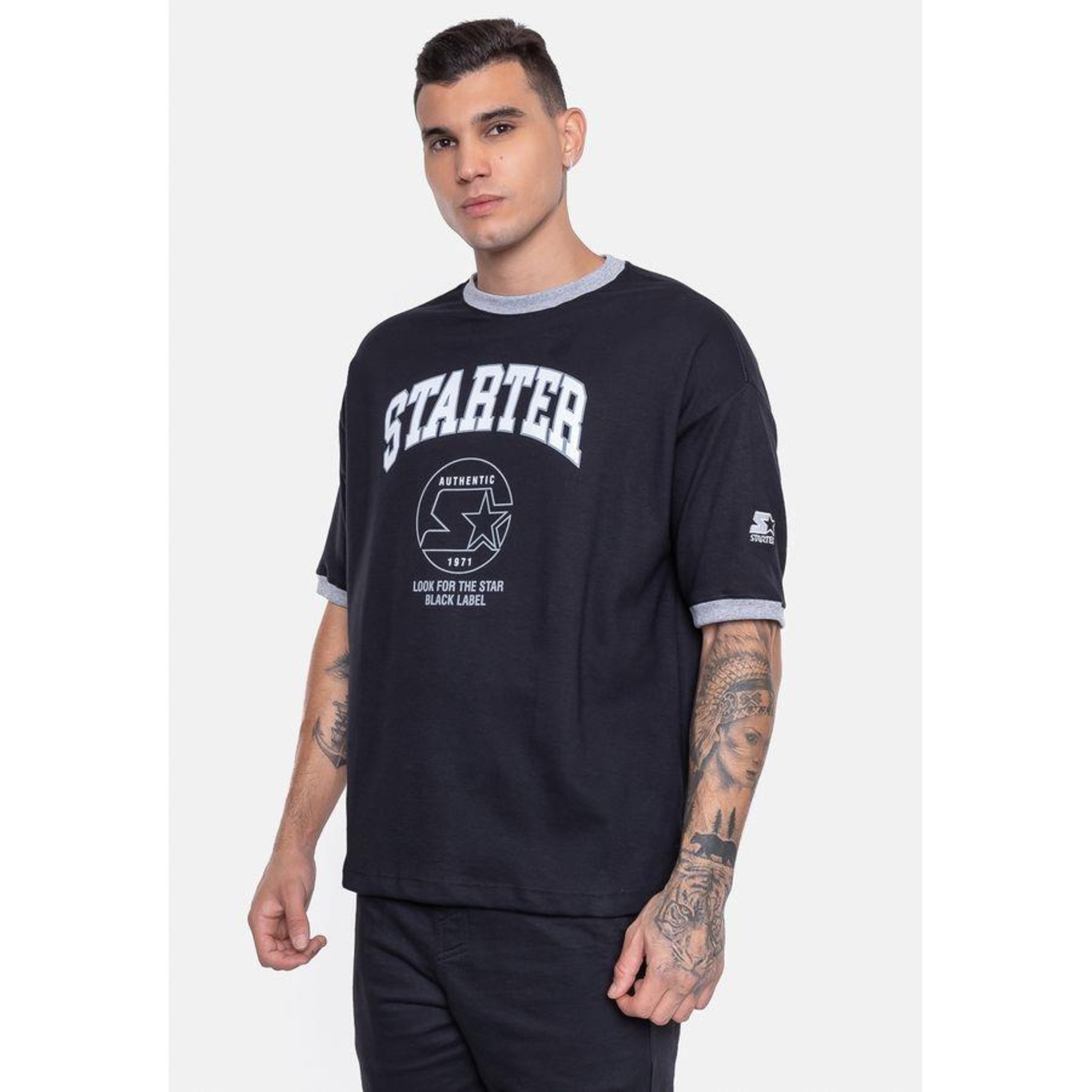 Camiseta Starter Estampada - Masculina - Foto 4