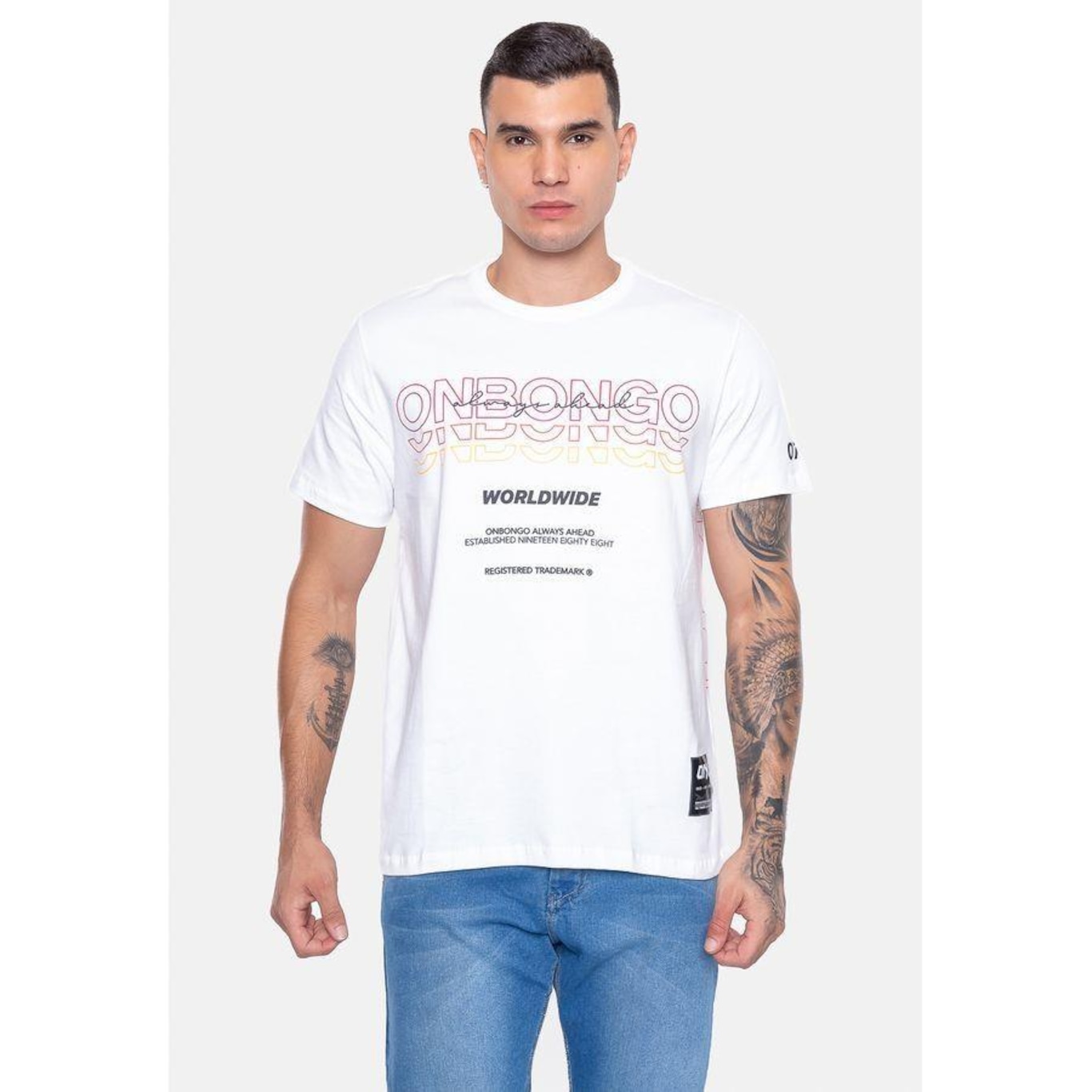 Camiseta Onbongo Replay - Masculina - Foto 1