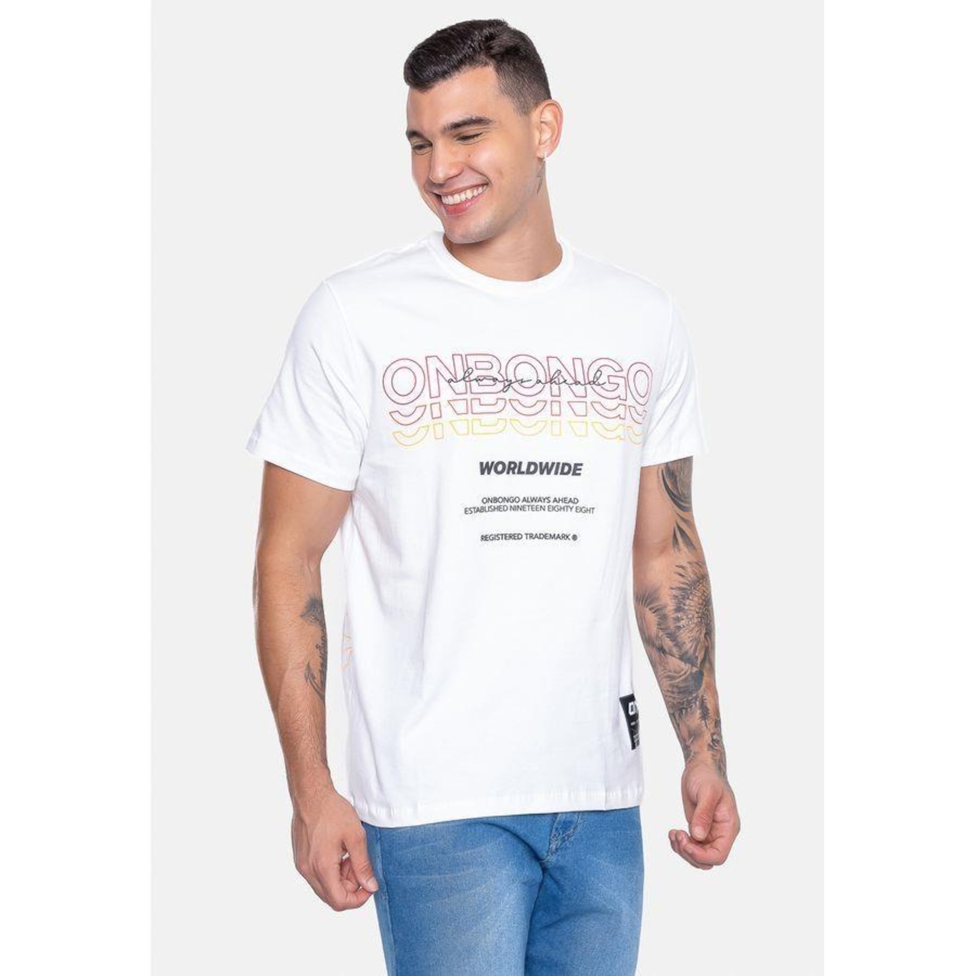 Camiseta Onbongo Replay - Masculina - Foto 4