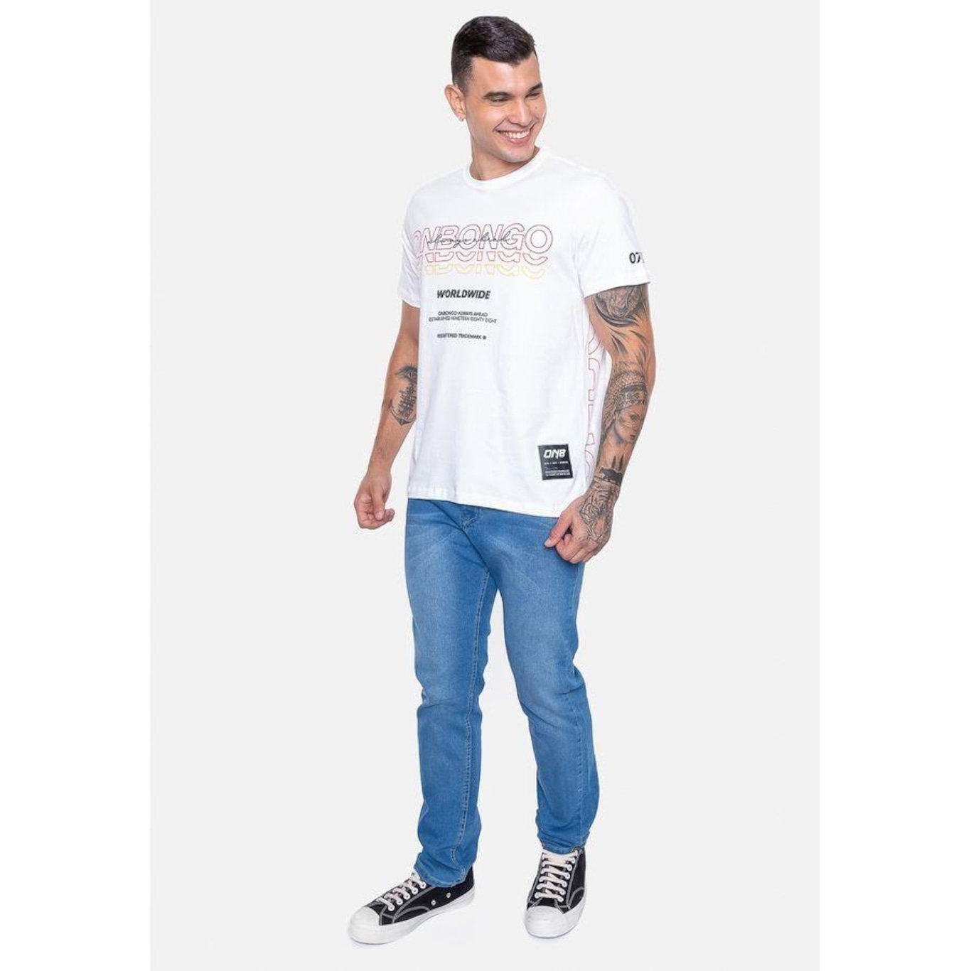 Camiseta Onbongo Replay - Masculina - Foto 5