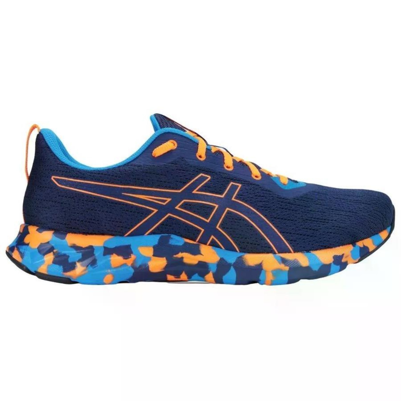 Tênis Asics Versablast 2 Se Masculino Azul E Laranja - Foto 1