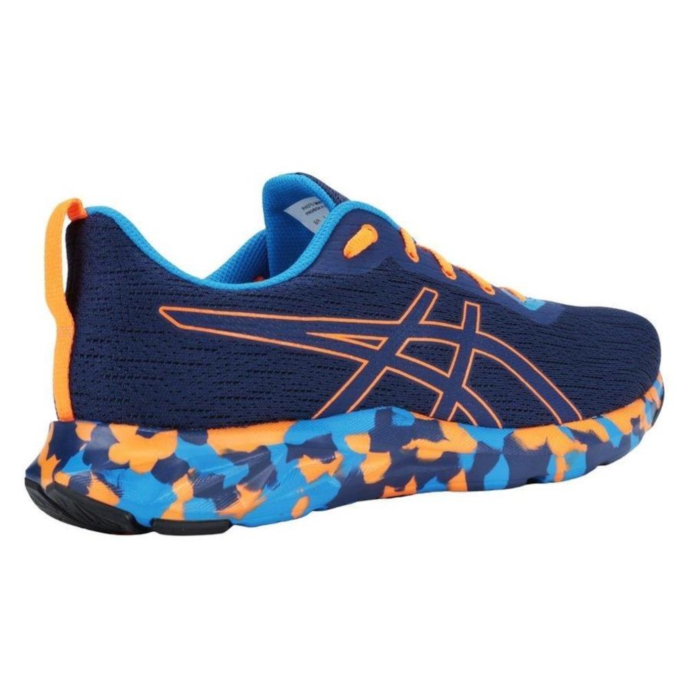 Tênis Asics Versablast 2 Se Masculino Azul E Laranja - Foto 2