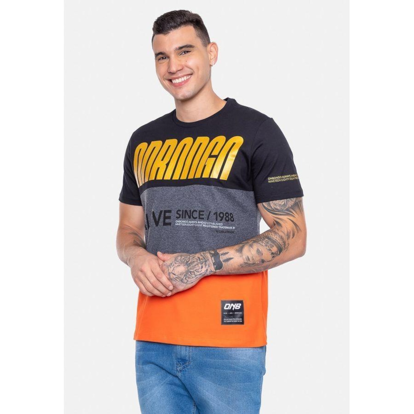 Camiseta Onbongo Especial Alive - Masculina - Foto 4